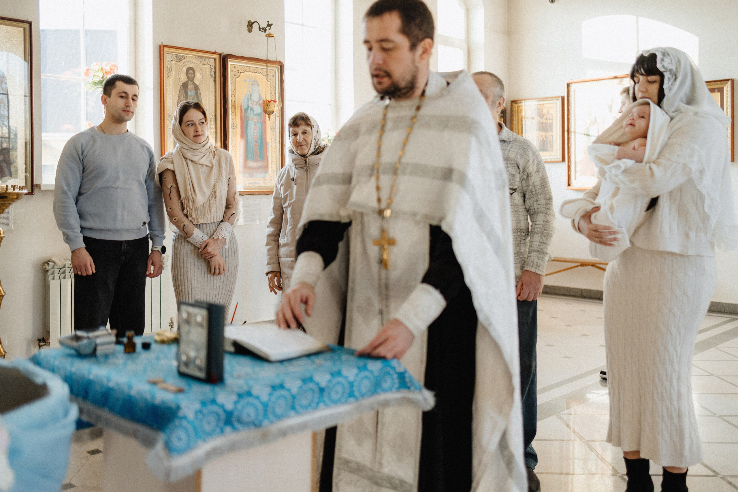 Крещение. Семейный лайфстайл фотограф в г. Липецк