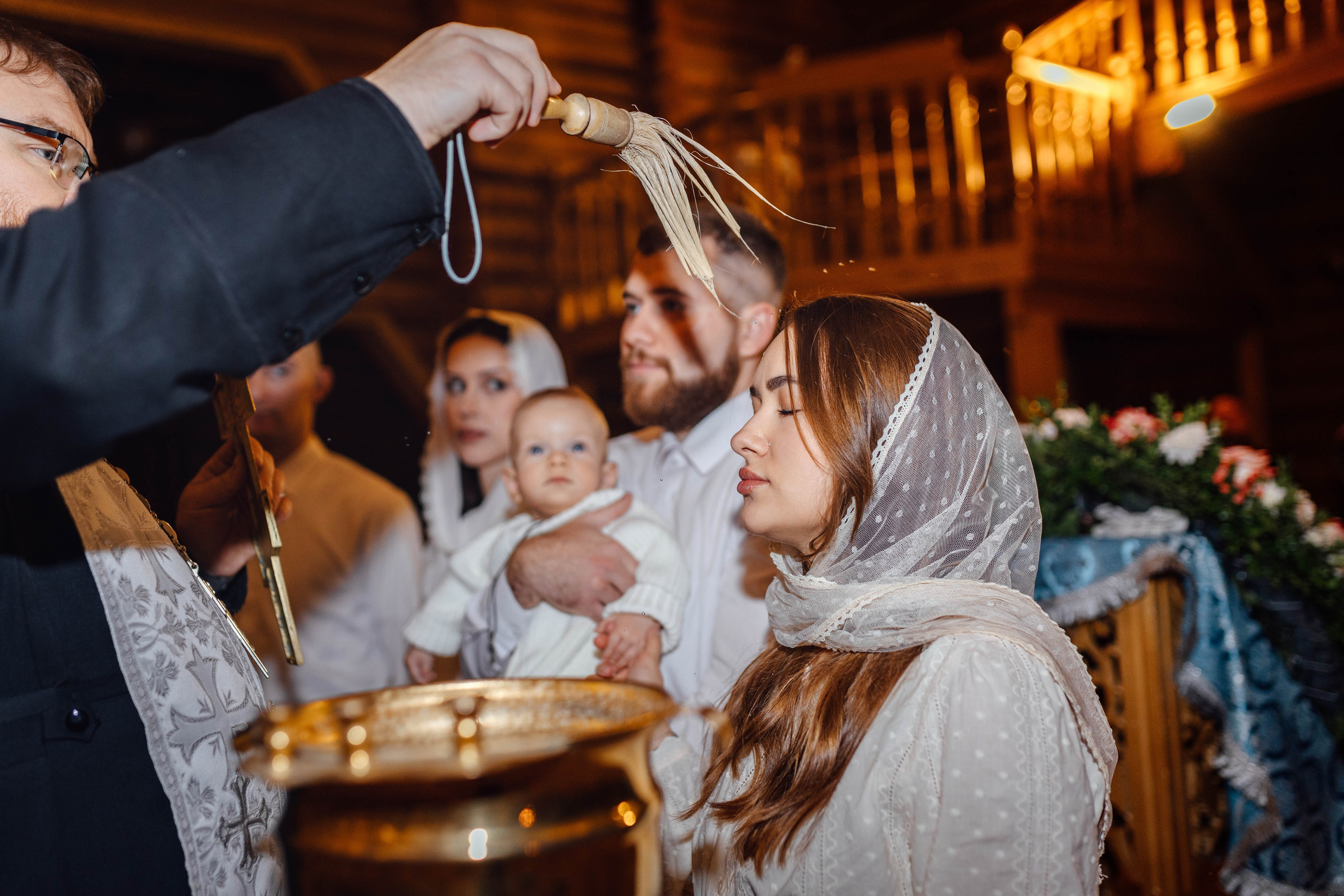 Крещение Демида, храм Святой Троицы, декабрь 2025