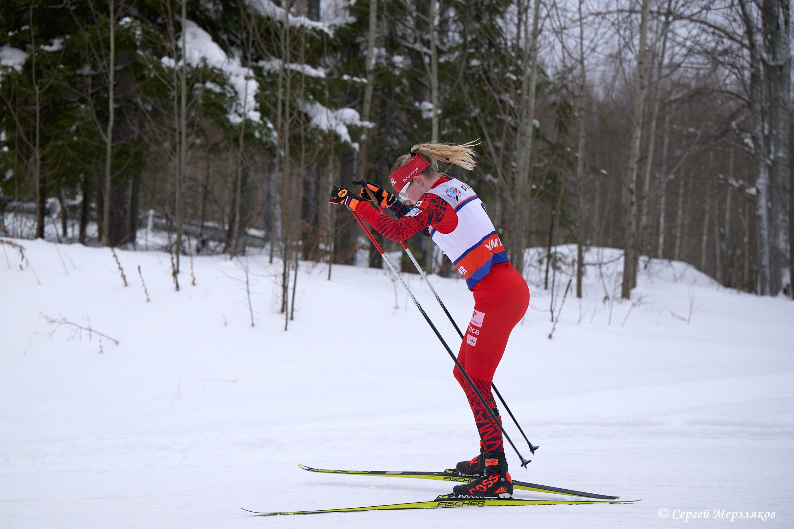 Всероссийские соревнования по лыжным гонкам на призы ЗМС Галины Кулаковой. Спортивный репортажный фотограф в Ижевске Сергей Мерзляков