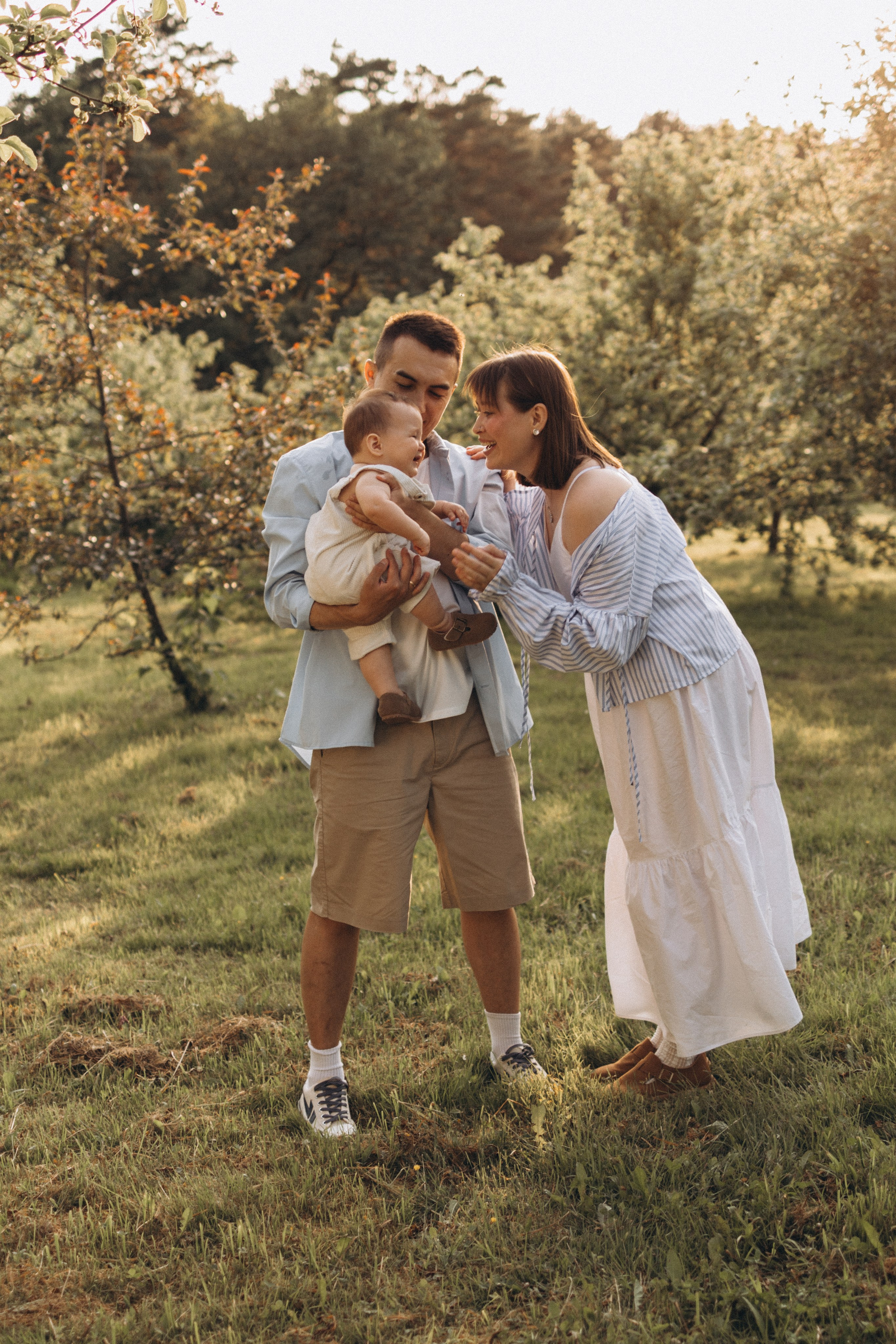 На закате летом. Семейный и женский фотограф в Москве Коновалова Олеся