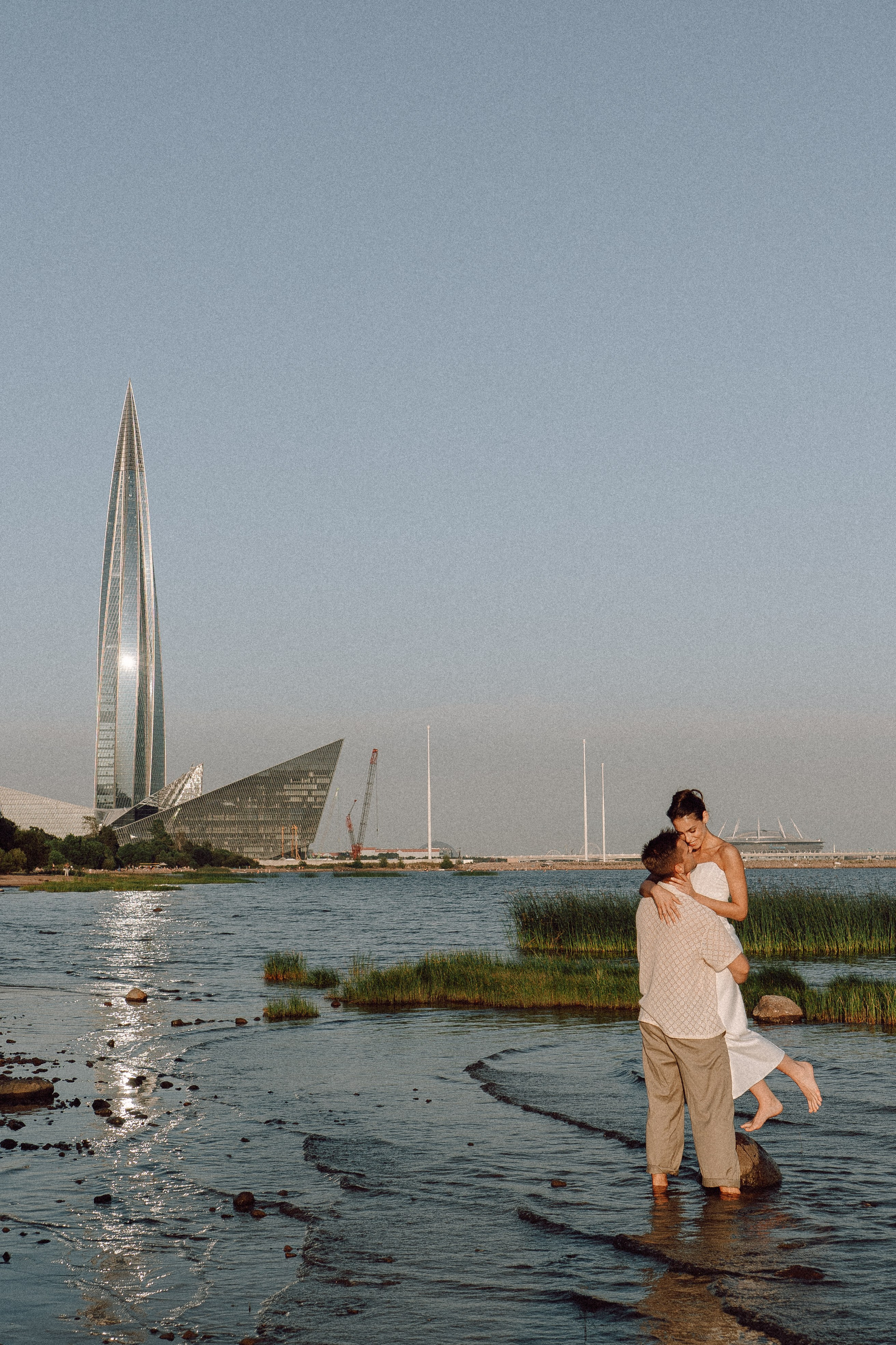 СВАДЕБНАЯ ФОТОСЕССИЯ ВЫЕЗДНОЙ ЦЕРЕМОНИИ (ФИНСКИЙ ЗАЛИВ). Профессиональный фотограф, Санкт-Петербург — Виктория Богомолова