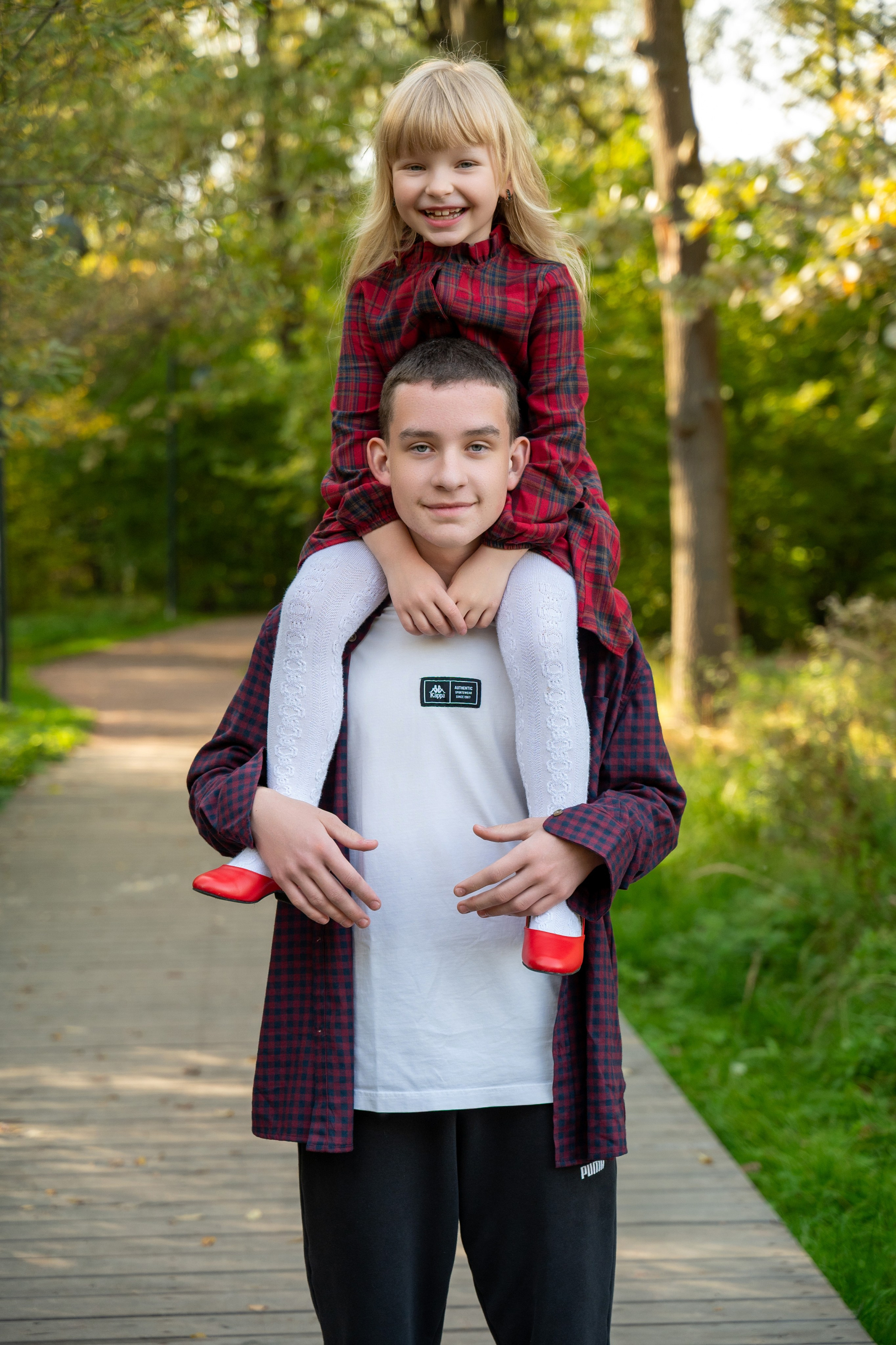 Фотосессия для семьи Кати. Школьный фотограф в Москве