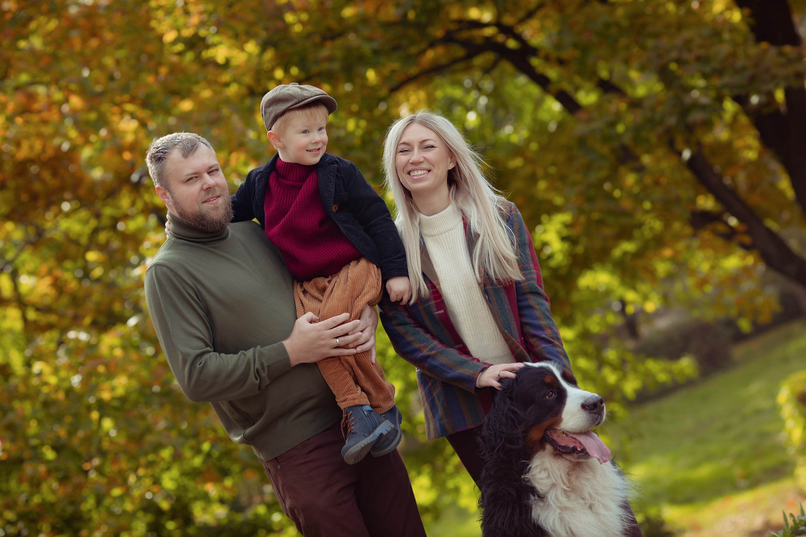 Ася, Дима, Кирилл с Бергамотом. Семейный и детский фотограф в Москве Дорогова Екатерина