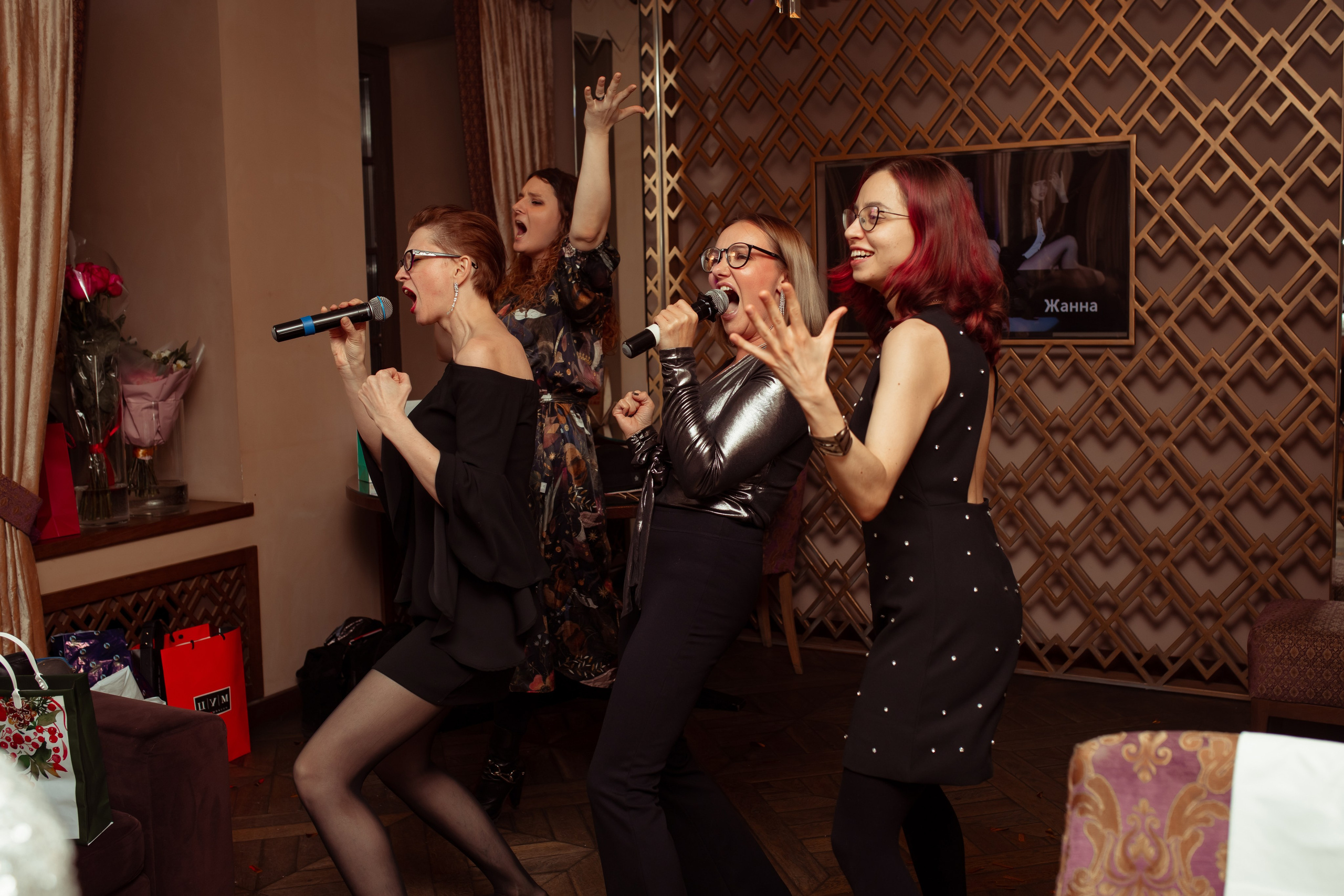 Юбилей в караоке. Семейный и детский фотограф в Москве Дорогова Екатерина