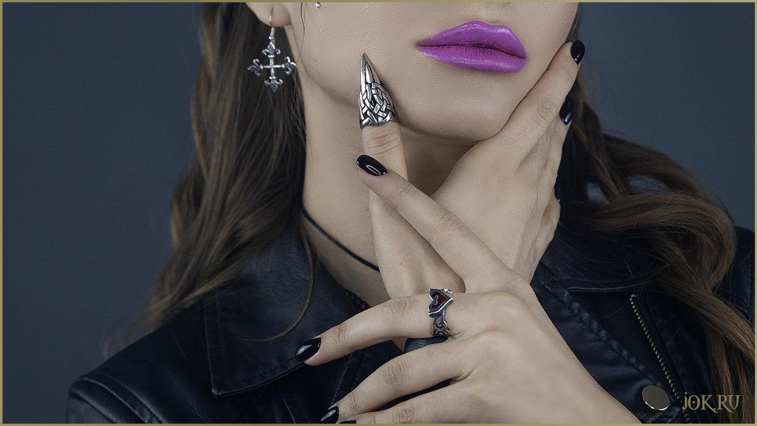 Кольца когти на фалангу с кельтским узором. Оригинальное кольцо в магазине Joker-studio