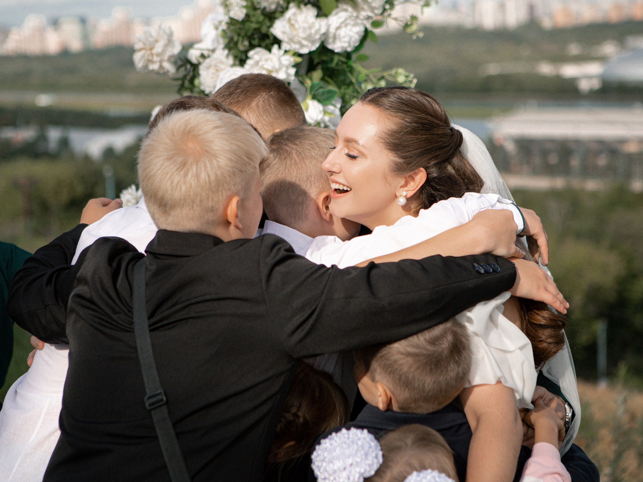 Свадьба на природе. Свадебный и портретный фотограф Москва