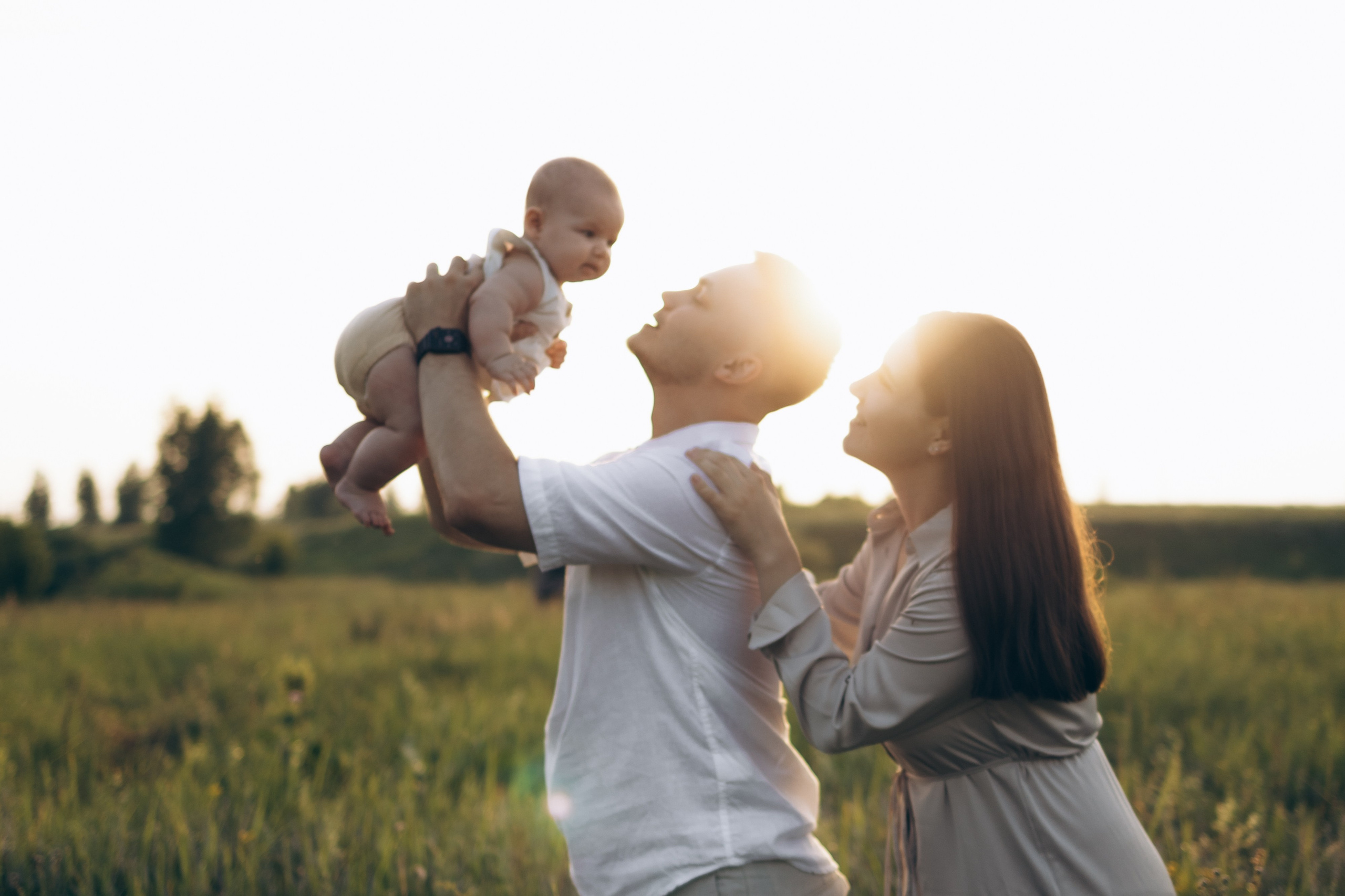Семейная Фотосессия в поле в Казани