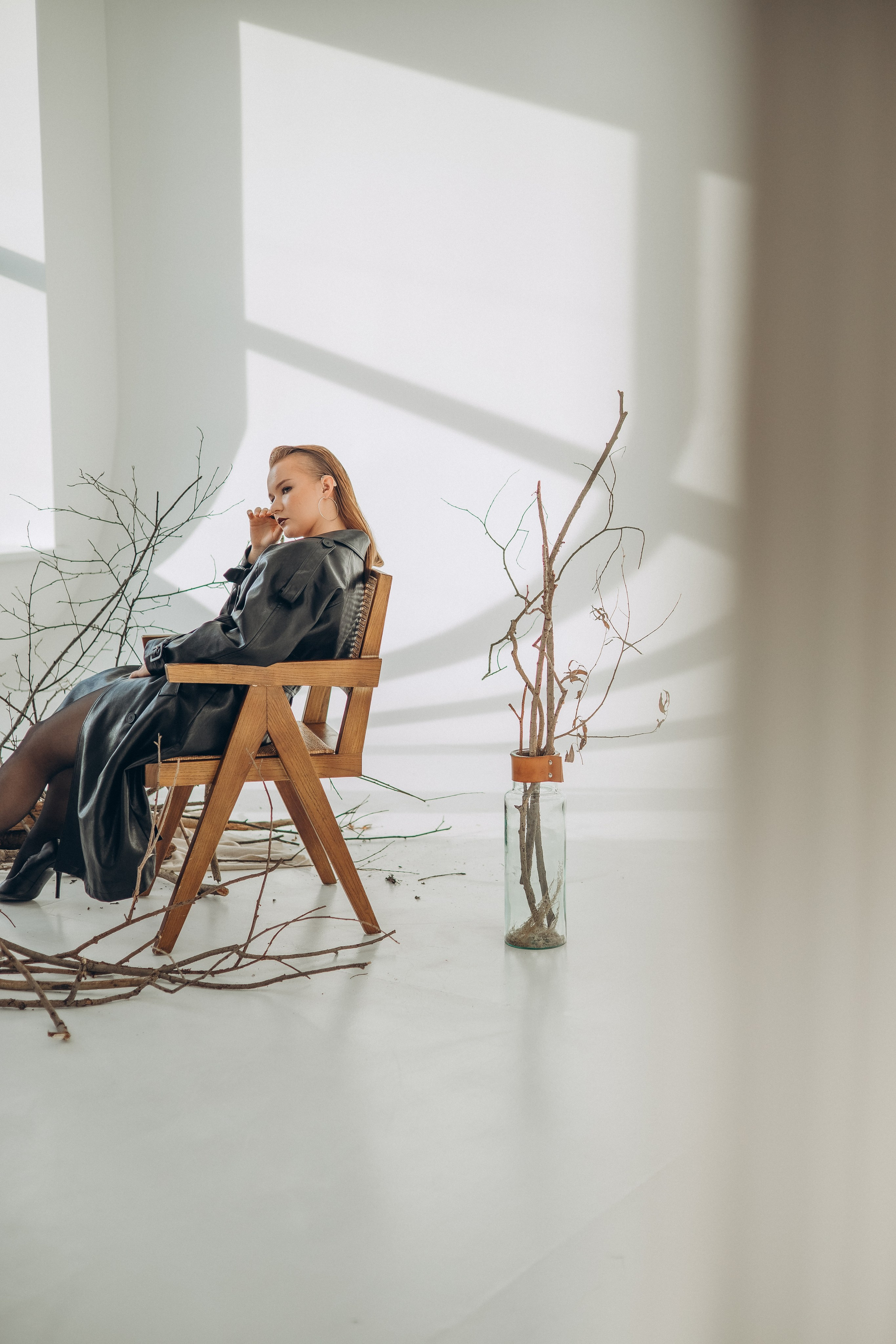 Осень в студии. Семейный, детский, женский фотограф в Новосибирске Оля Борисова