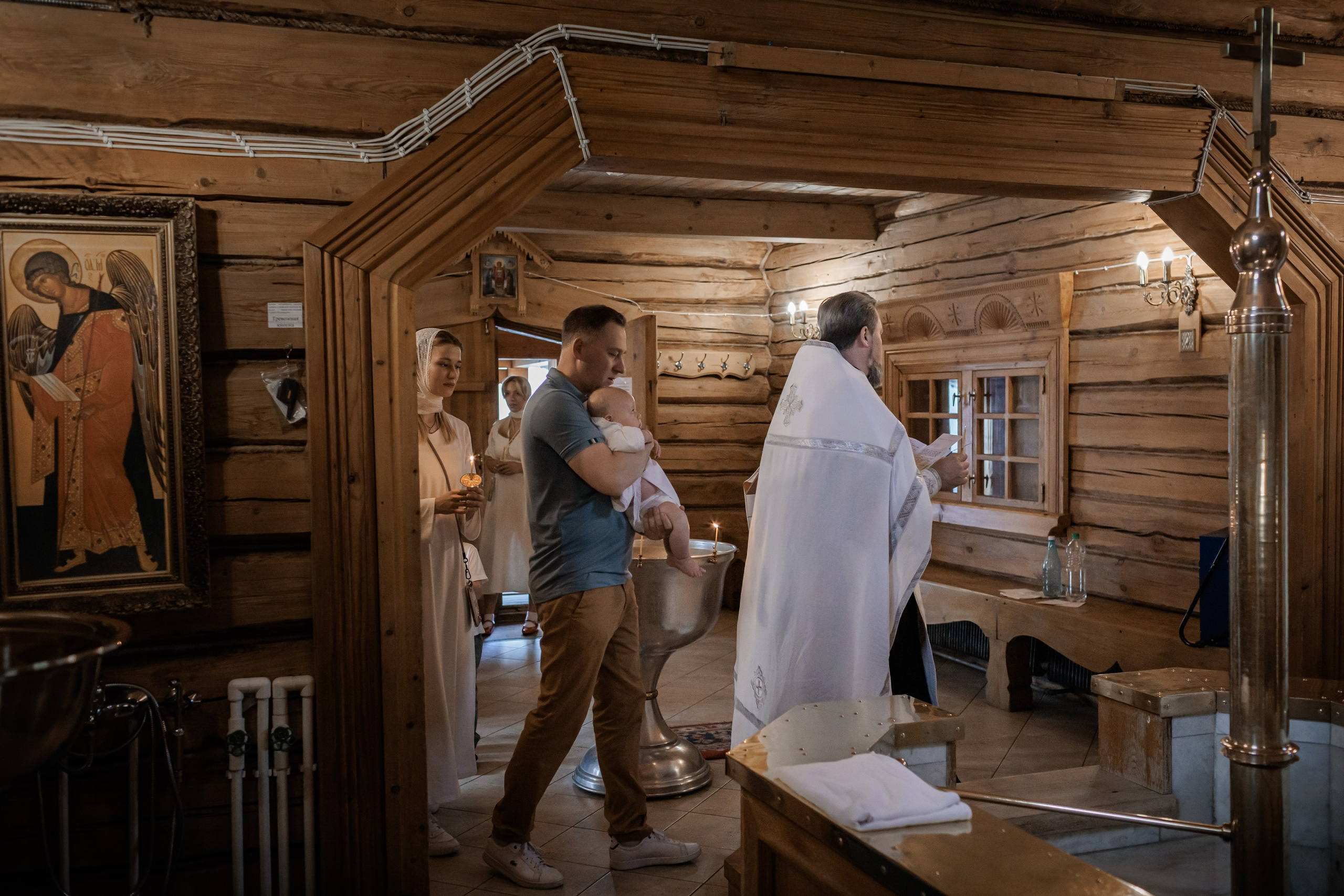 Крещение в Храме Успения Пресвятой Богородицы в Косино. Профессиональный фотограф в Москве и Мо Мария Шантарёва