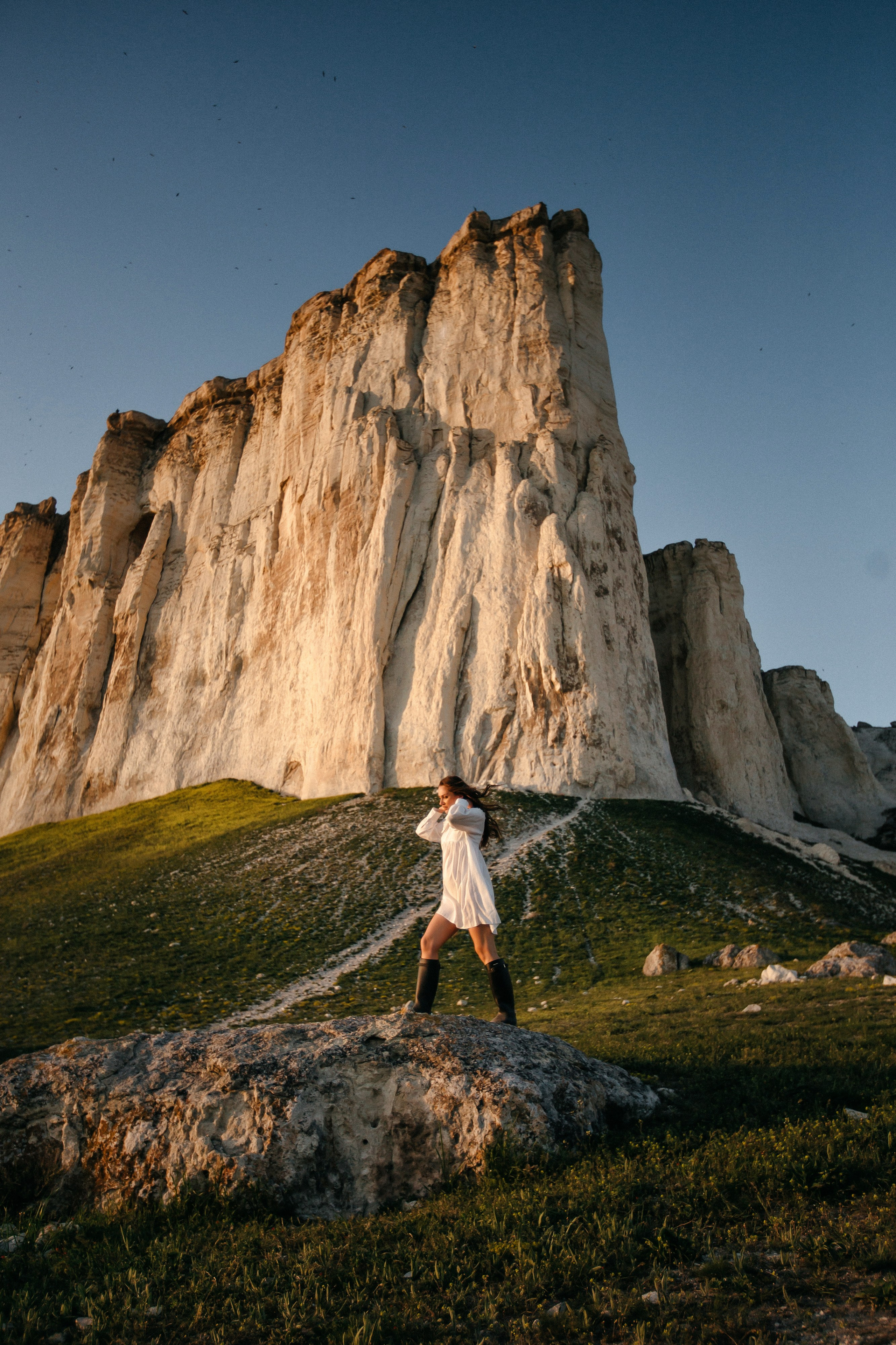 Алина. Белая скала. Фотограф Анна Лейман. Севастополь