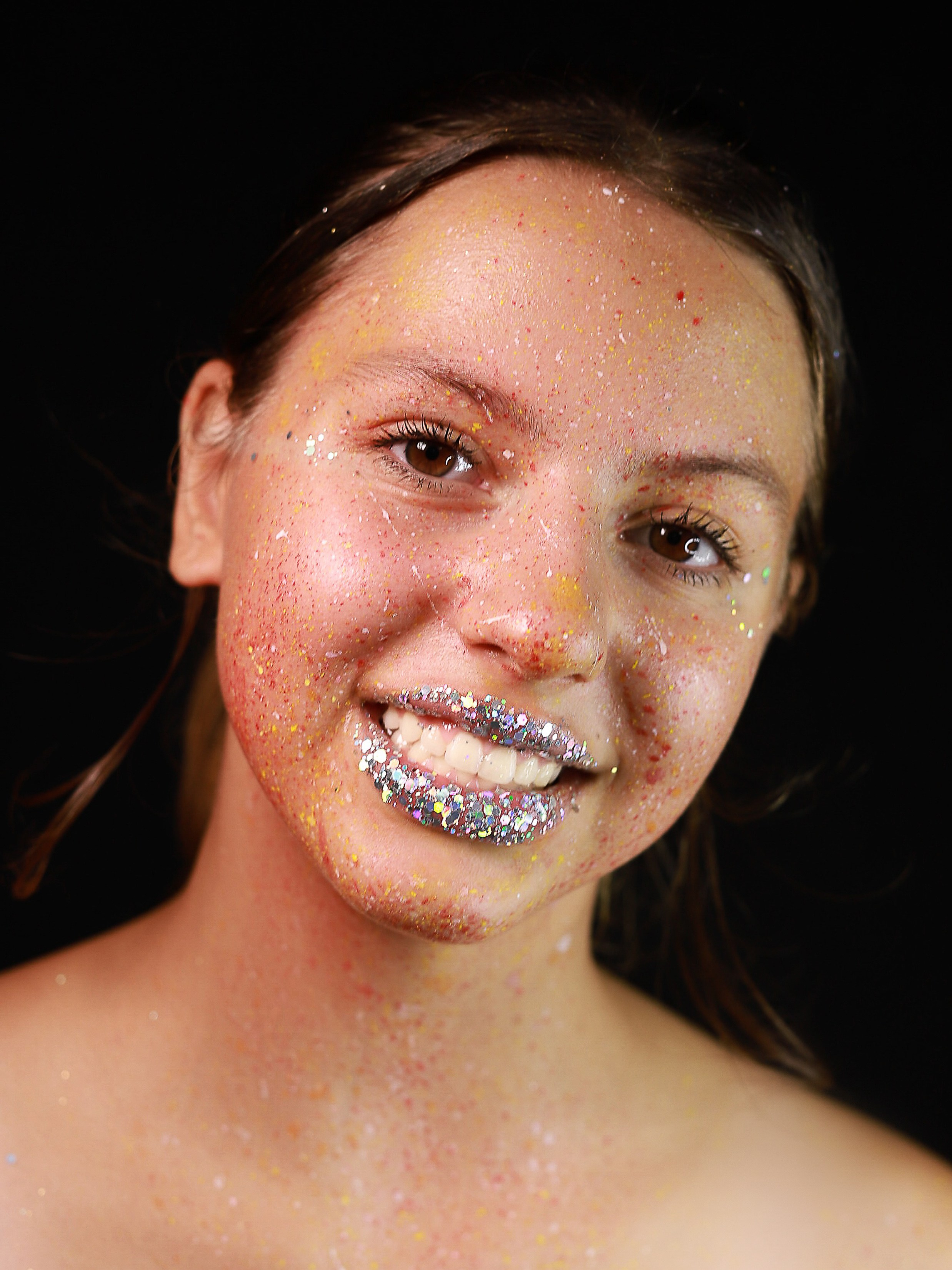 Портреты с глитер. Фотограф Юлия Мальцева