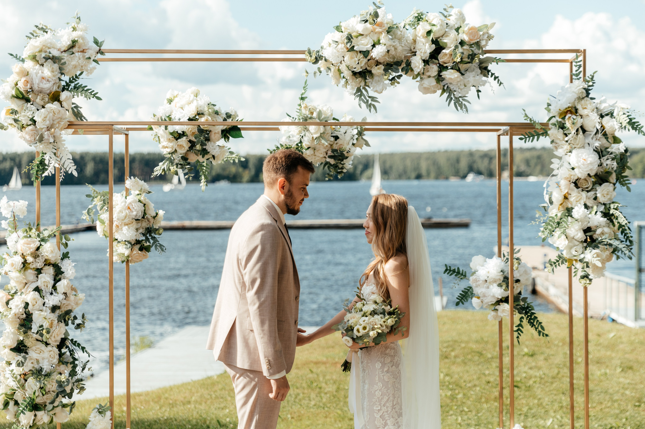 Мария и Александр | Radisson | Rodina Yaht Club. Свадебный фотограф Ангелина Зотова | Обнинск, Москва, Калуга