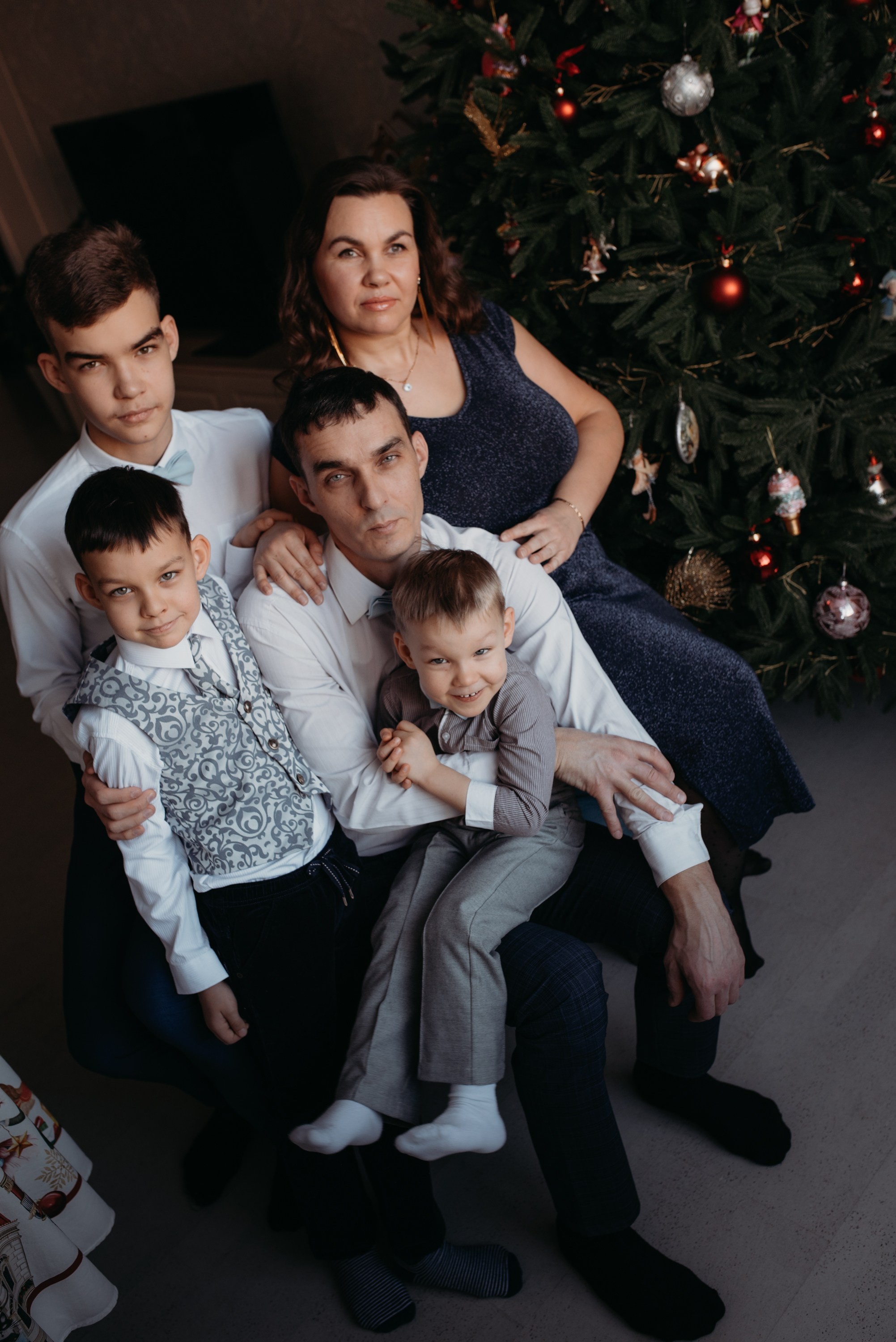 Юлия, Алексей, Тихон, Трофим и Потап. Семейный и детский фотограф в Новосибирске и Краснообске — Анна Ким