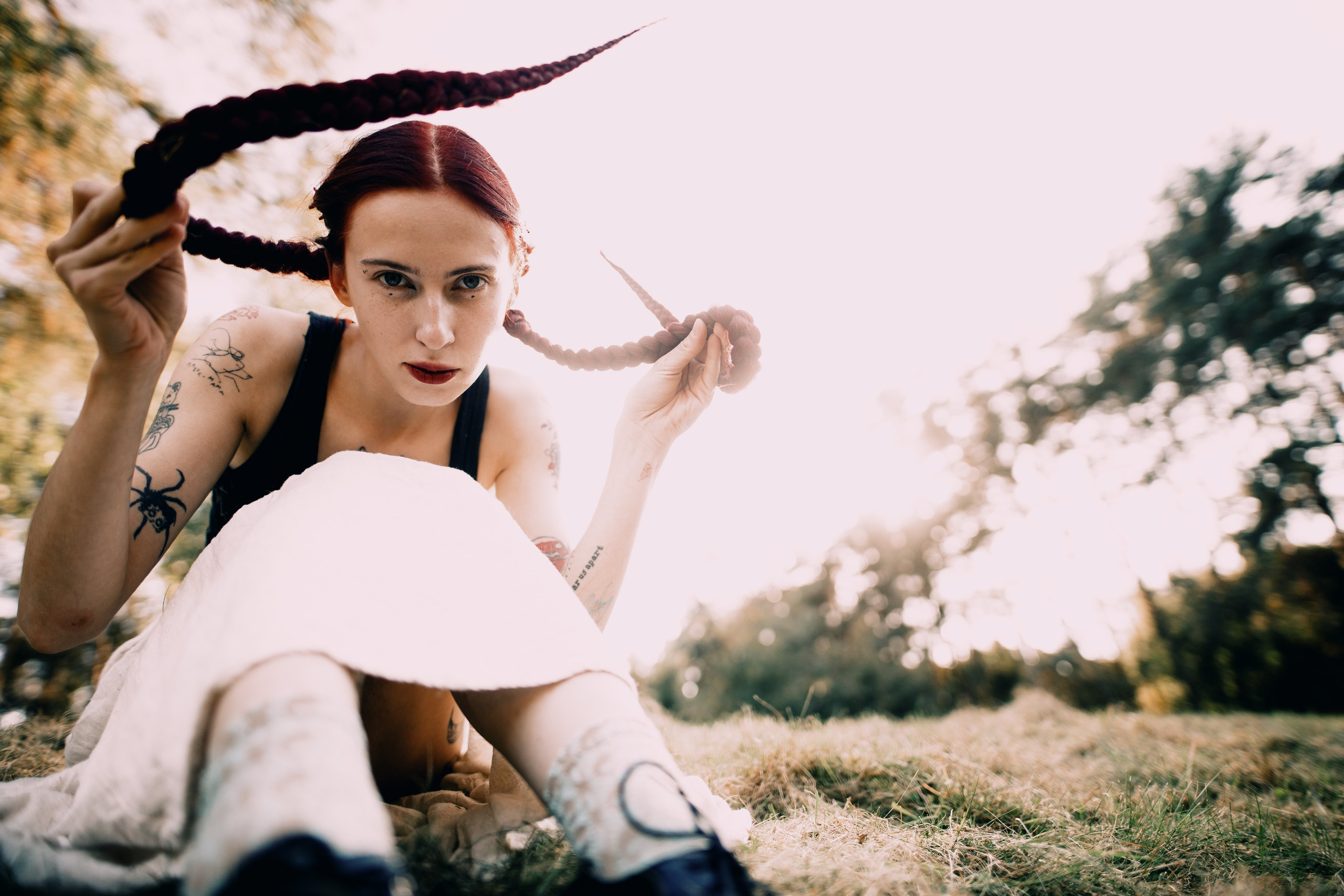 ТРАВЯНЫЯ КОСЫ. Фотограф Юля Королёва