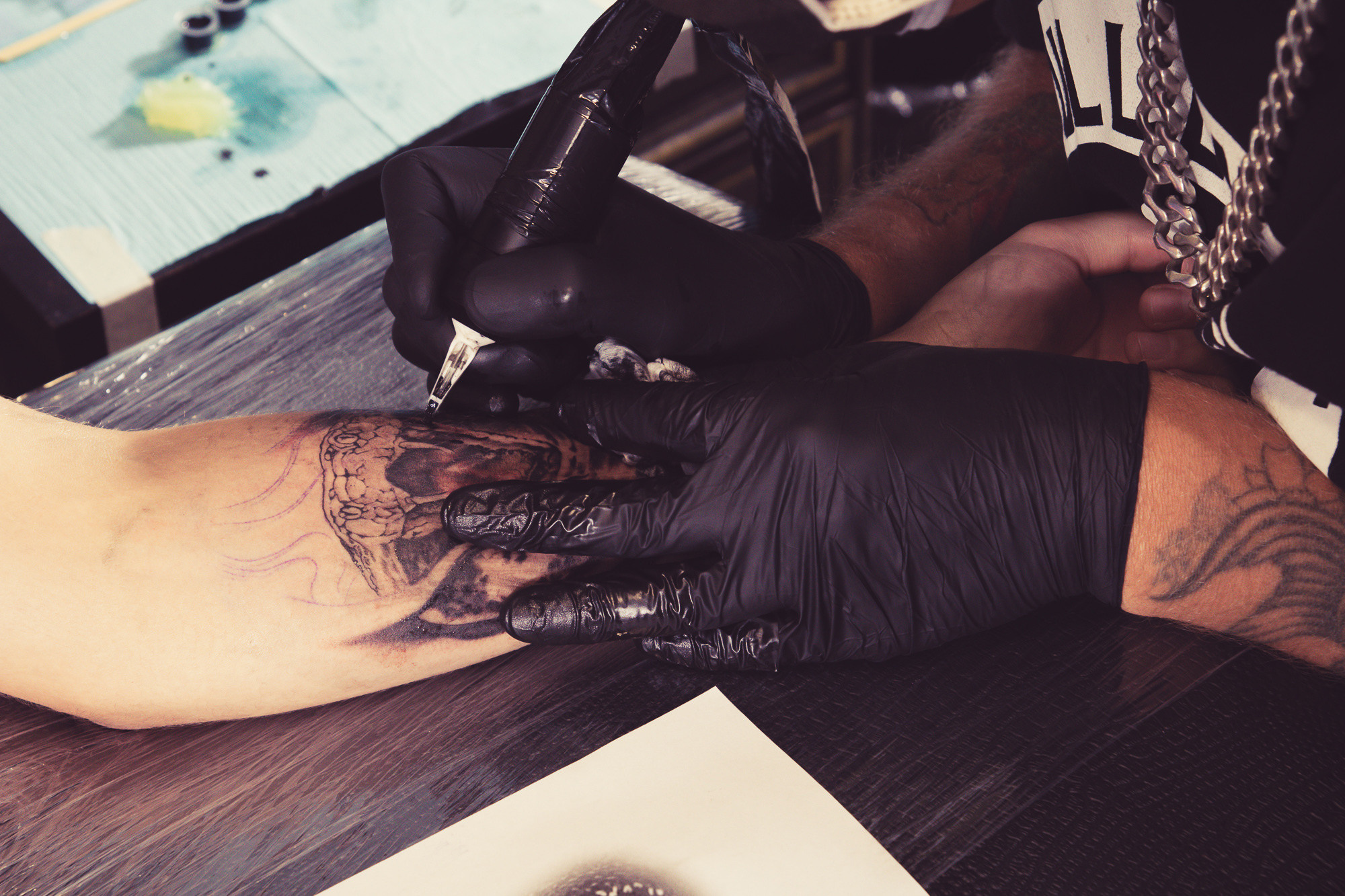 Фотосъёмка в тату студии Пантера. Фотограф в Самаре Алексей Головачёв