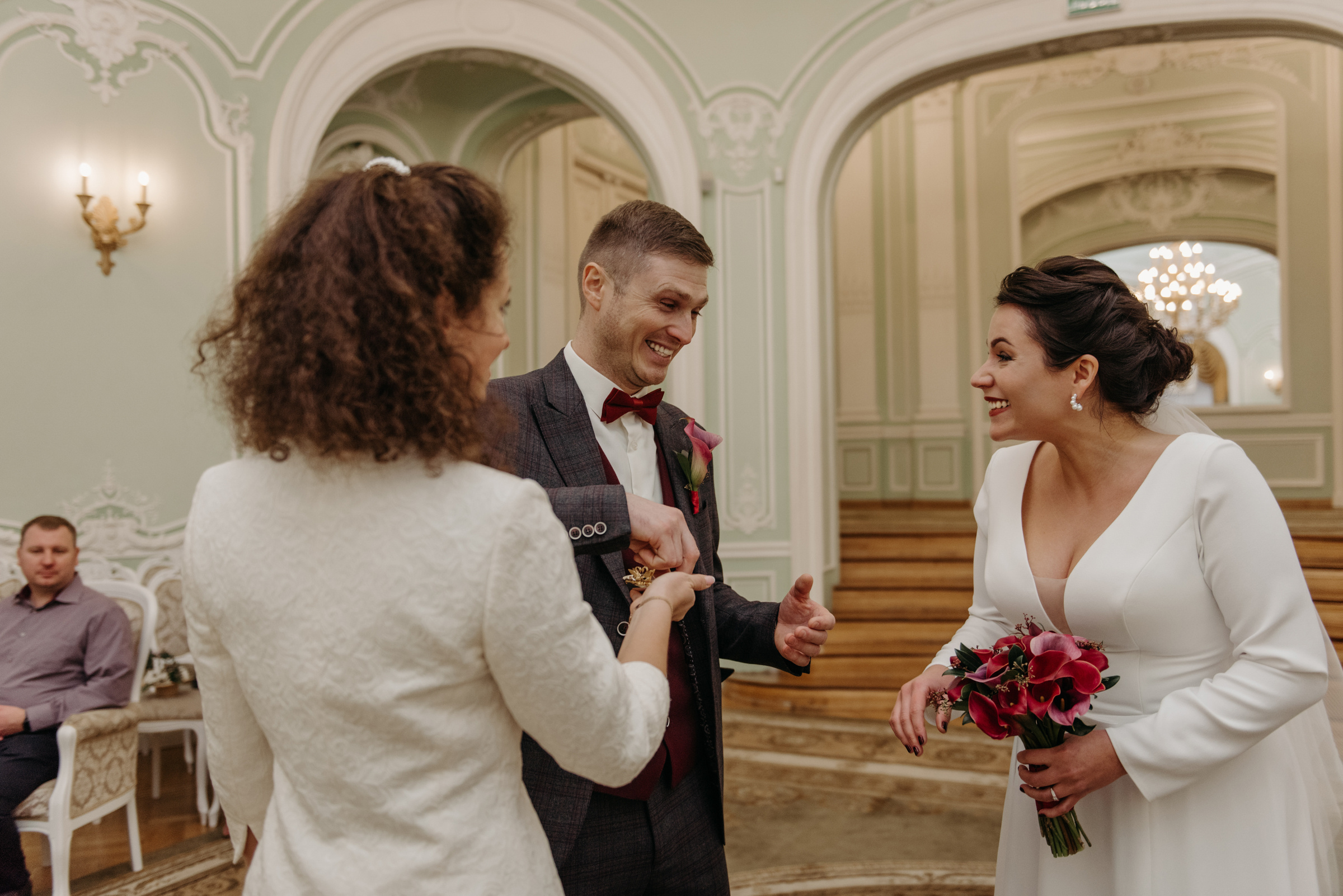 Осенняя свадьба Полины и Ивана. Свадебный фотограф в Санкт-Петербурге Венера Ахметова
