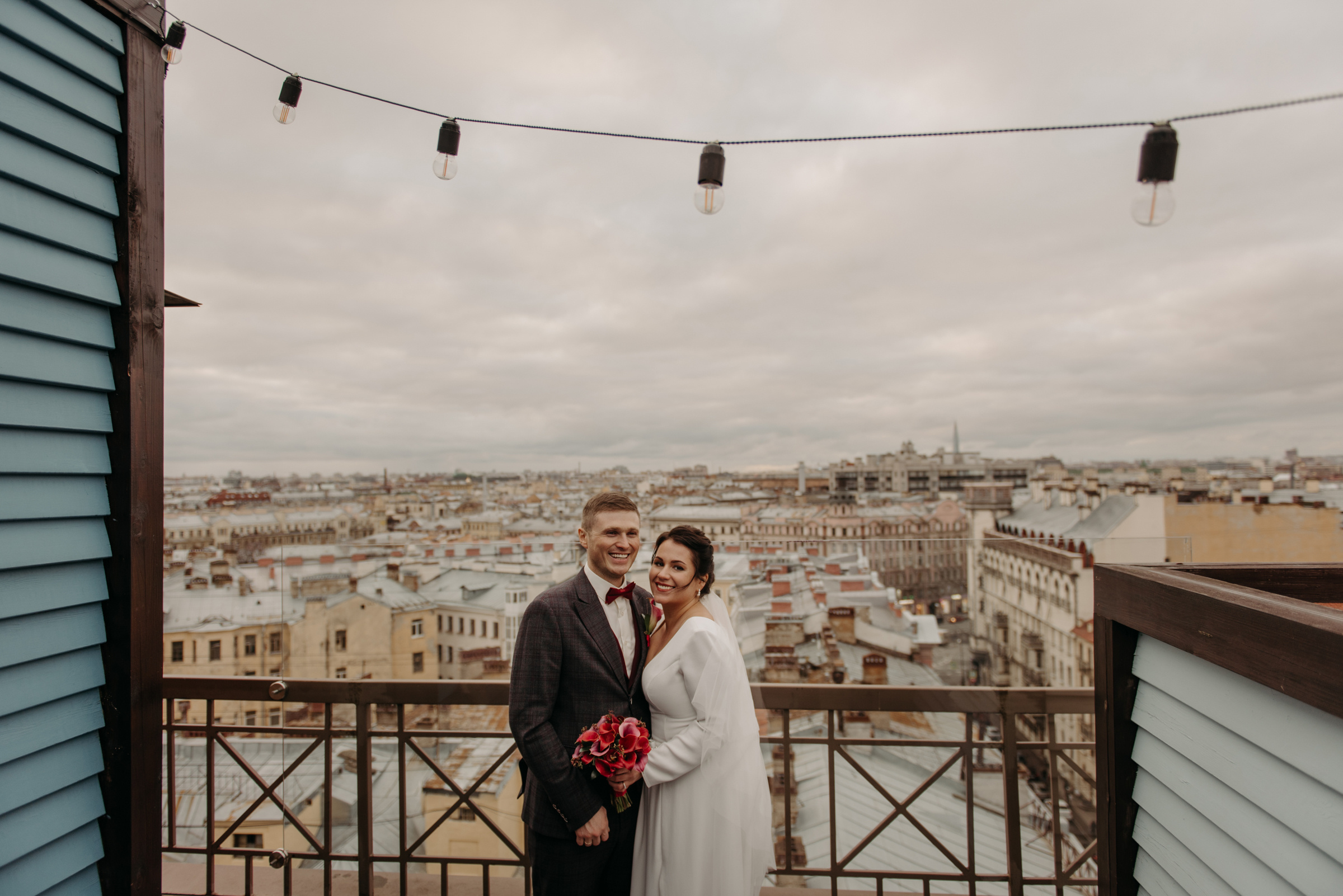 Осенняя свадьба Полины и Ивана. Свадебный фотограф в Санкт-Петербурге Венера Ахметова