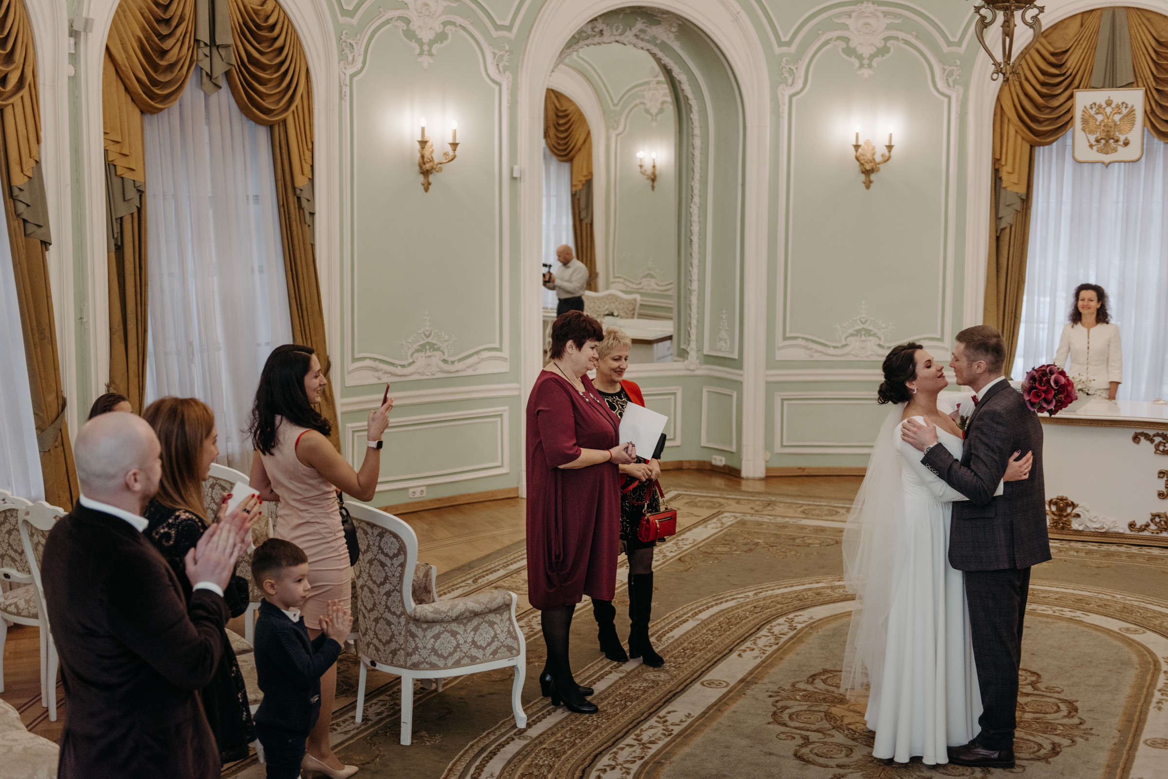 Осенняя свадьба Полины и Ивана. Свадебный фотограф в Санкт-Петербурге Венера Ахметова