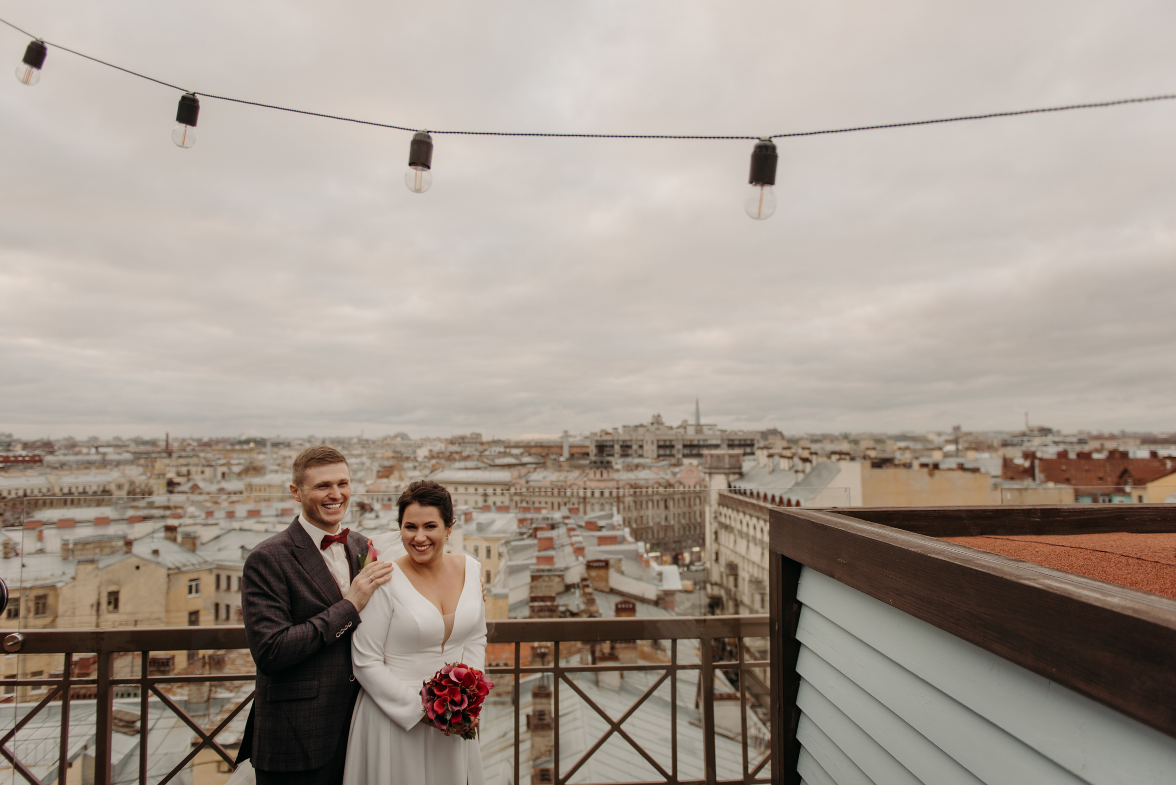 Осенняя свадьба Полины и Ивана. Свадебный фотограф в Санкт-Петербурге Венера Ахметова