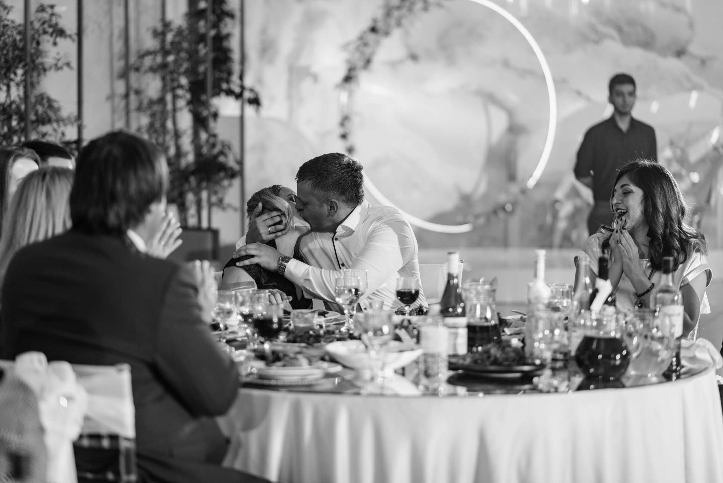 Алёна и Роман | Свадебный банкет в ресторане Небесный. Свадебный фотограф в Санкт-Петербурге Венера Ахметова