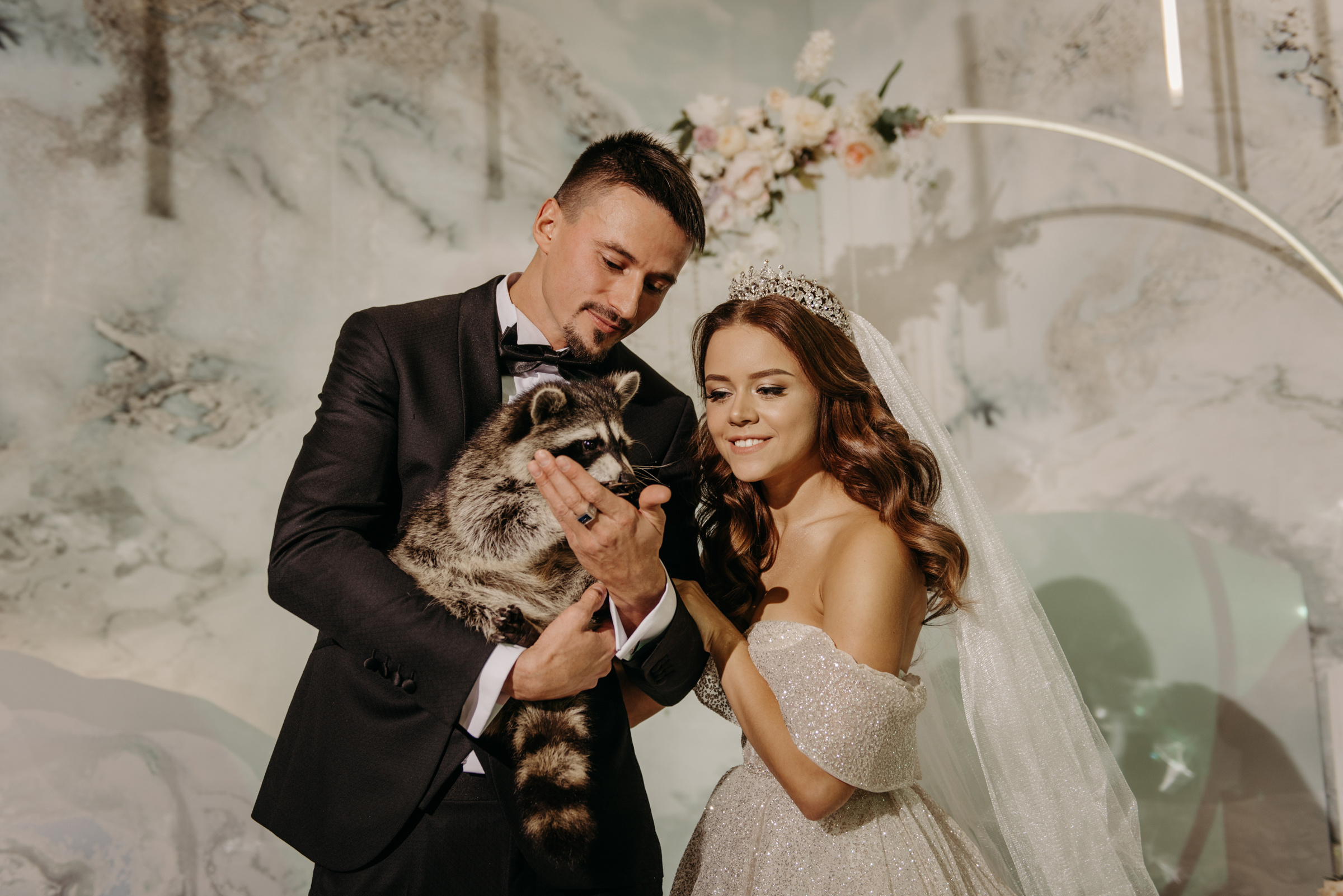 Алёна и Роман | Свадебный банкет в ресторане Небесный. Свадебный фотограф в Санкт-Петербурге Венера Ахметова