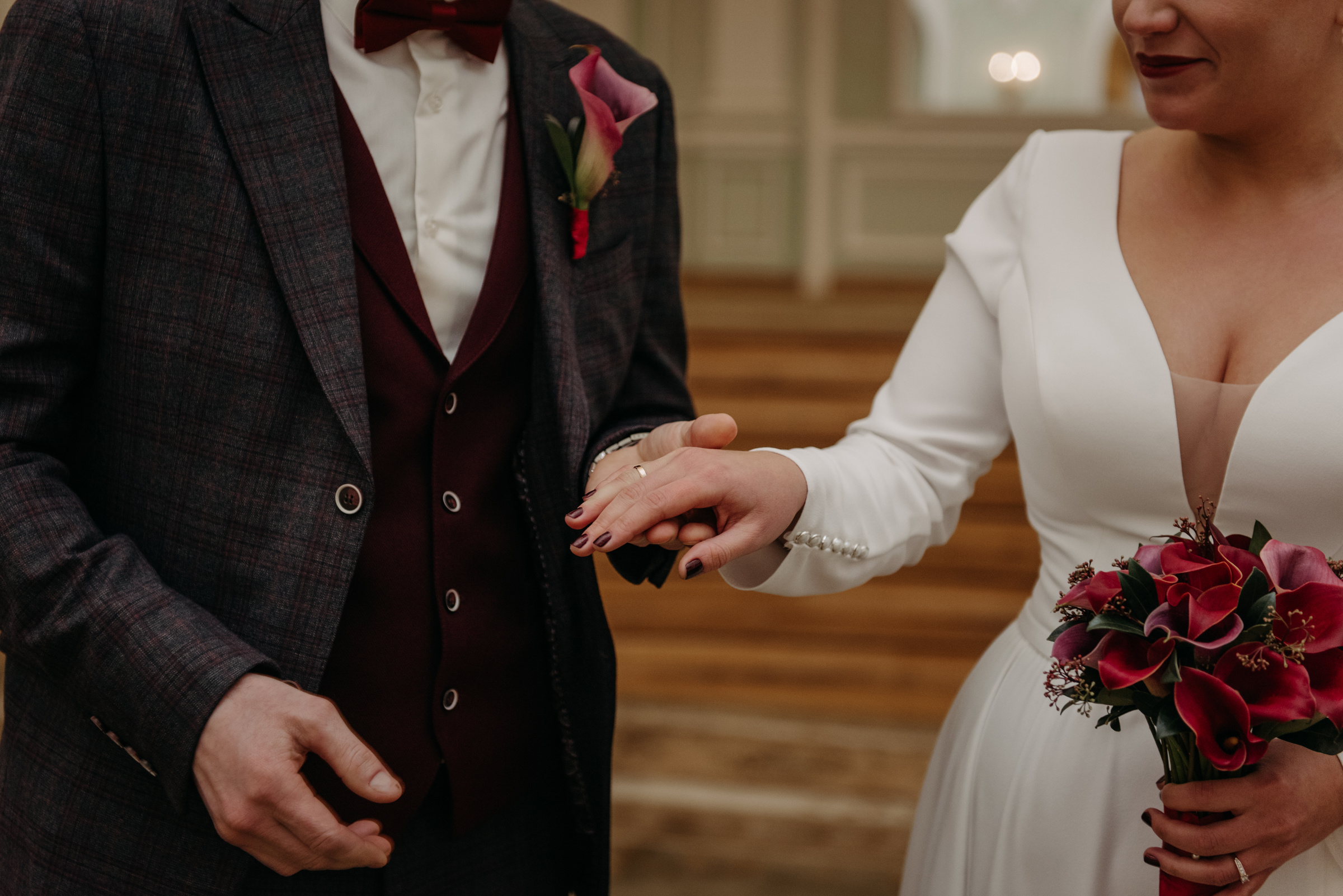 Осенняя свадьба Полины и Ивана. Свадебный фотограф в Санкт-Петербурге Венера Ахметова