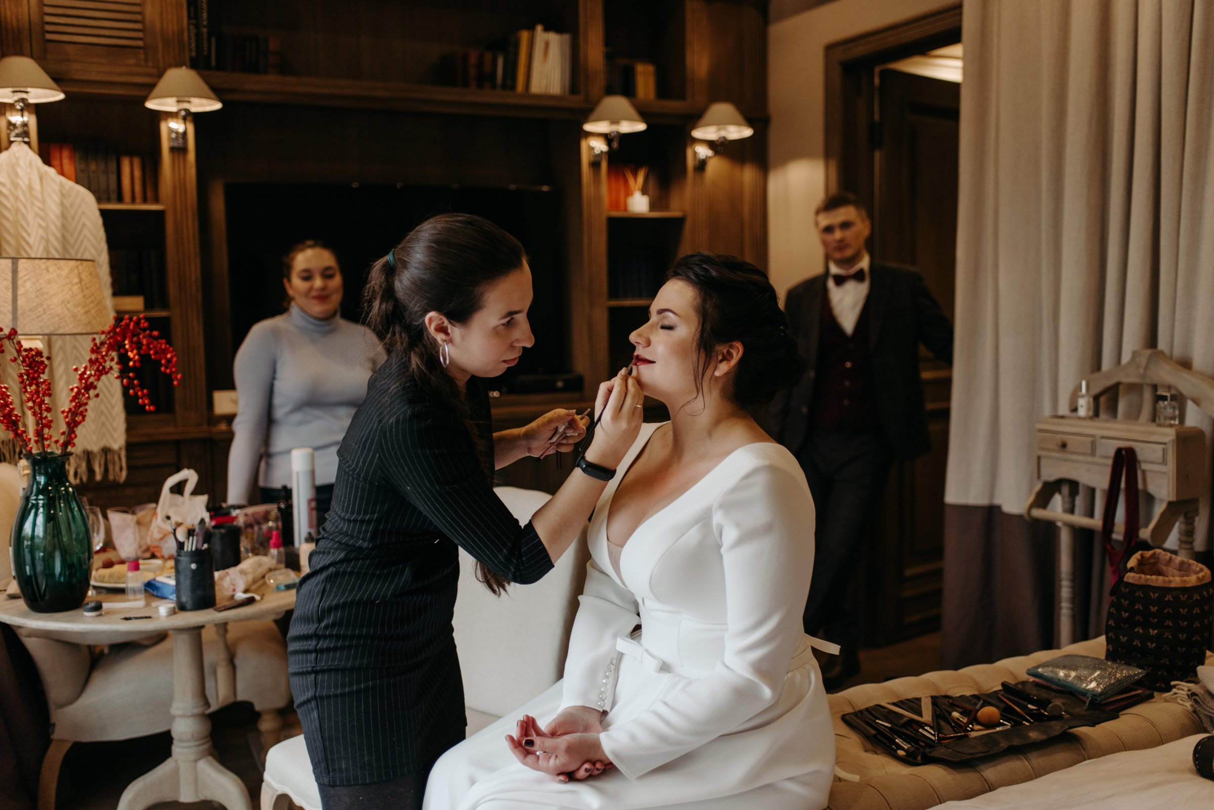 Осенняя свадьба Полины и Ивана. Свадебный фотограф в Санкт-Петербурге Венера Ахметова