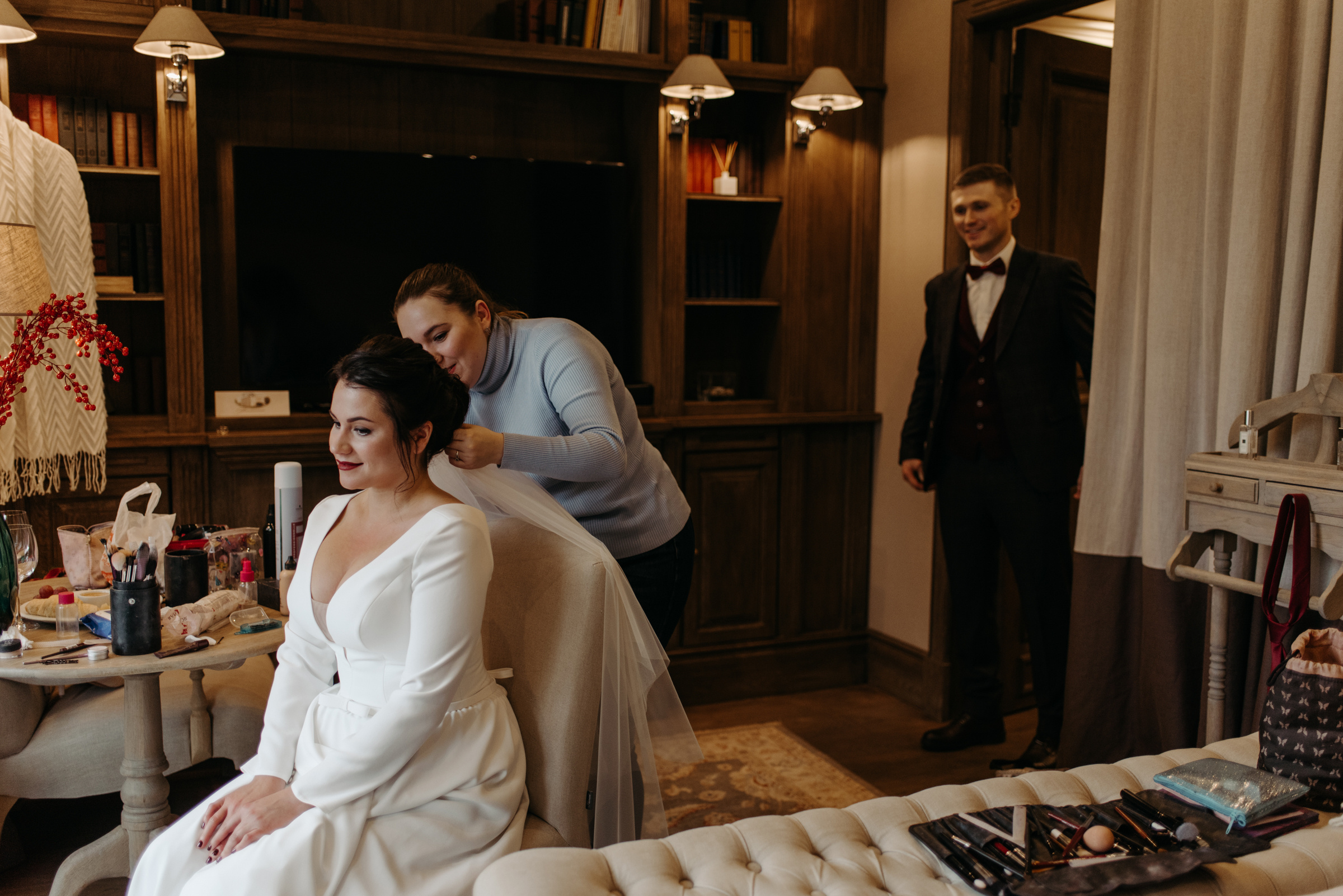 Осенняя свадьба Полины и Ивана. Свадебный фотограф в Санкт-Петербурге Венера Ахметова