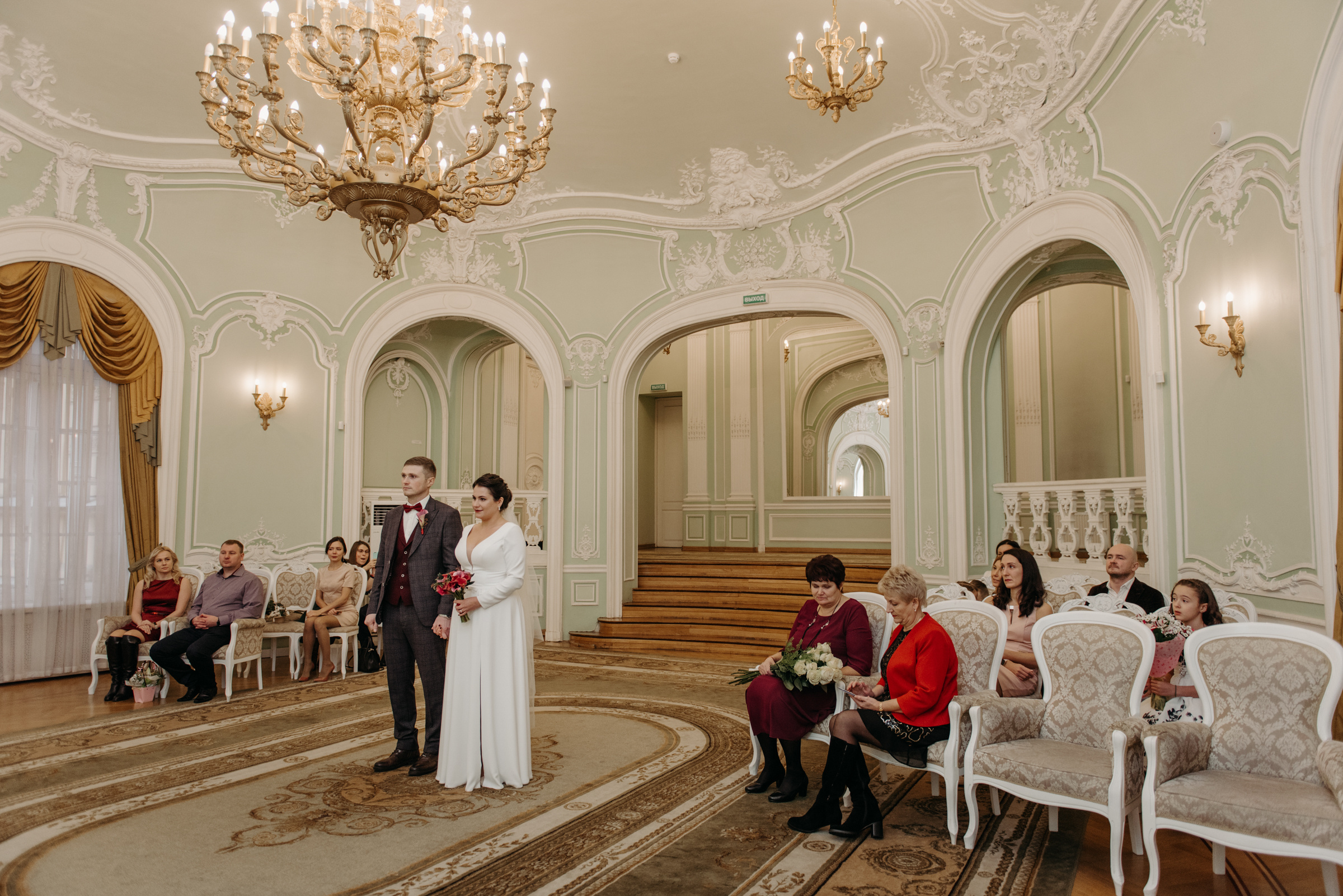 Осенняя свадьба Полины и Ивана. Свадебный фотограф в Санкт-Петербурге Венера Ахметова