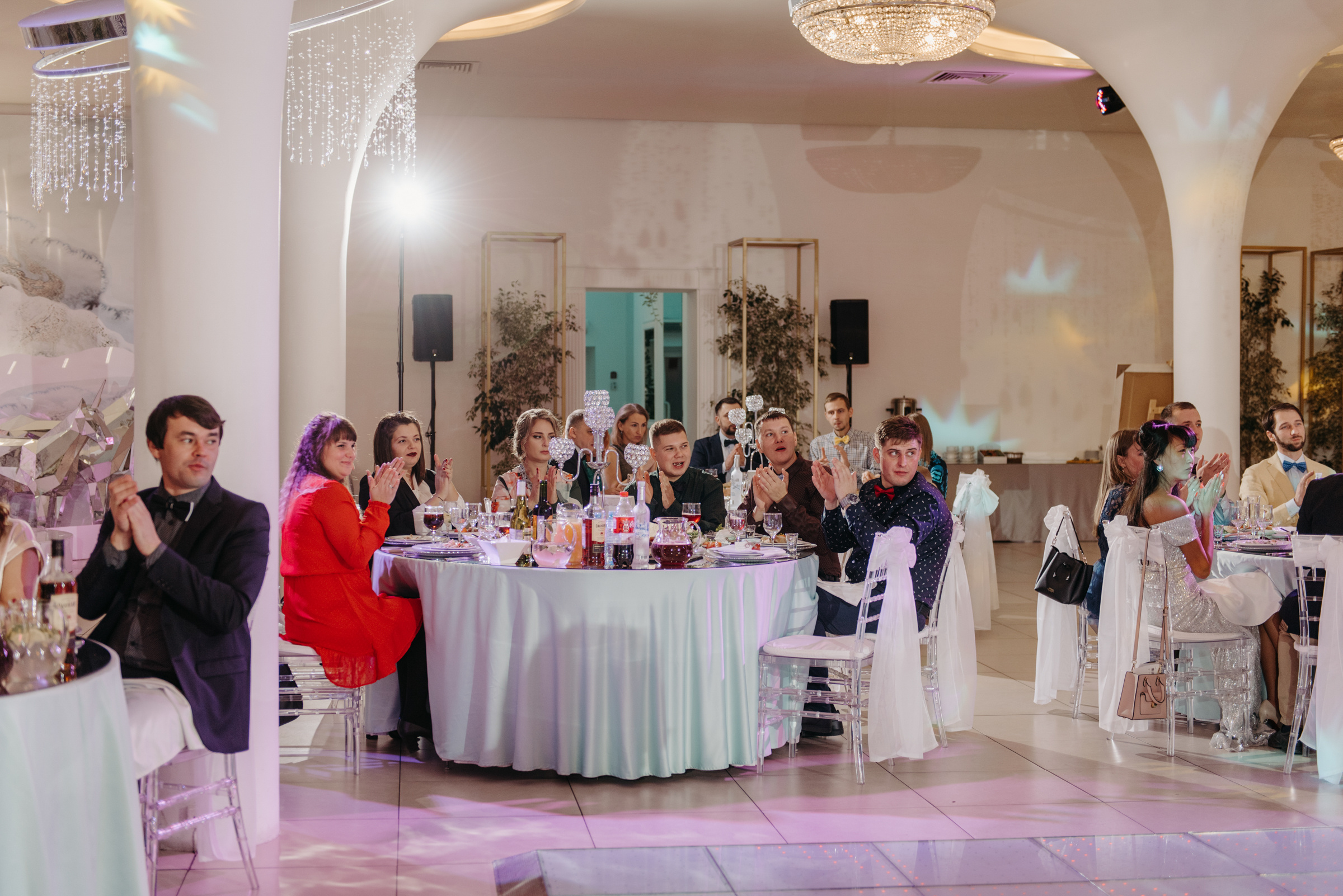 Алёна и Роман | Свадебный банкет в ресторане Небесный. Свадебный фотограф в Санкт-Петербурге Венера Ахметова
