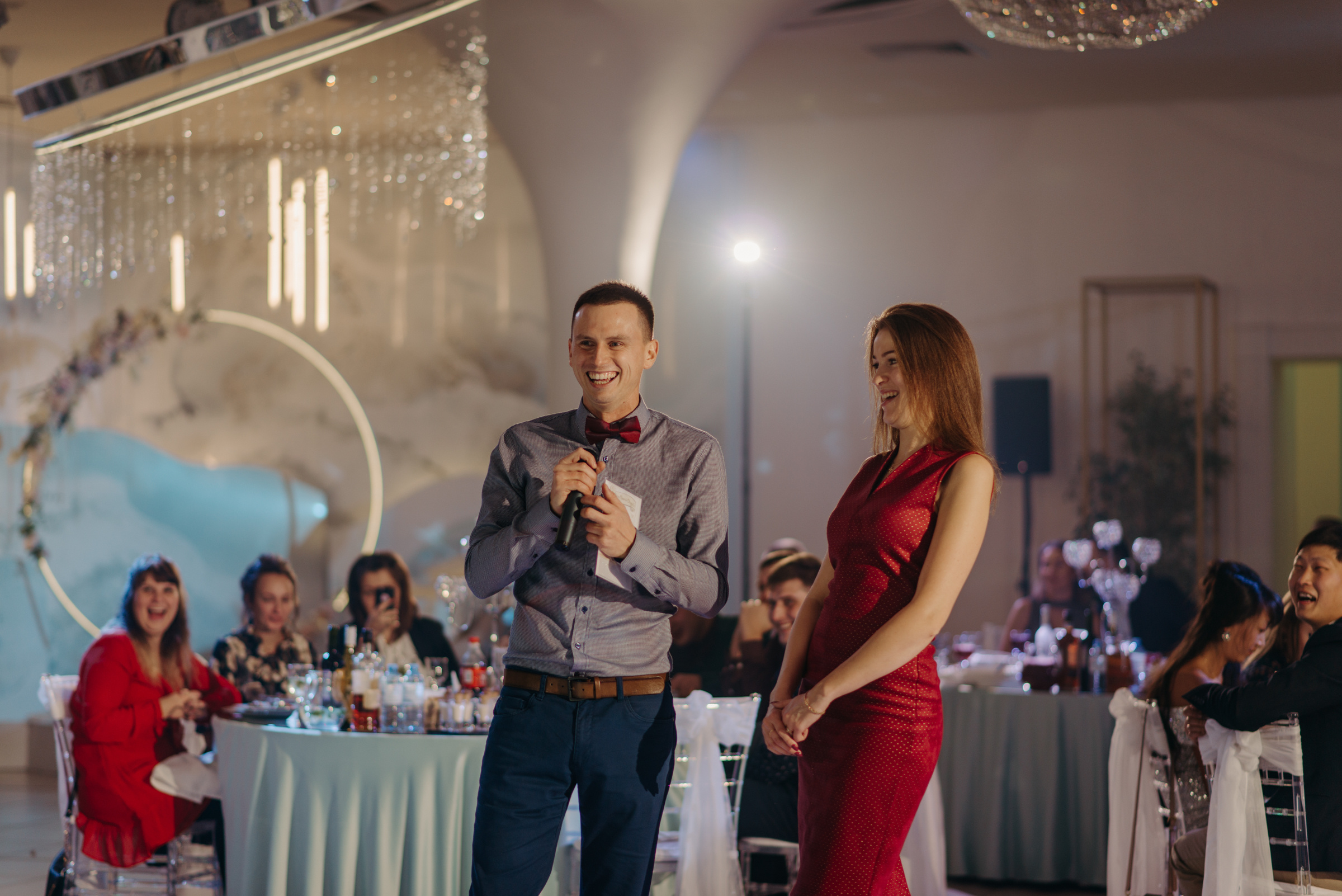 Алёна и Роман | Свадебный банкет в ресторане Небесный. Свадебный фотограф в Санкт-Петербурге Венера Ахметова