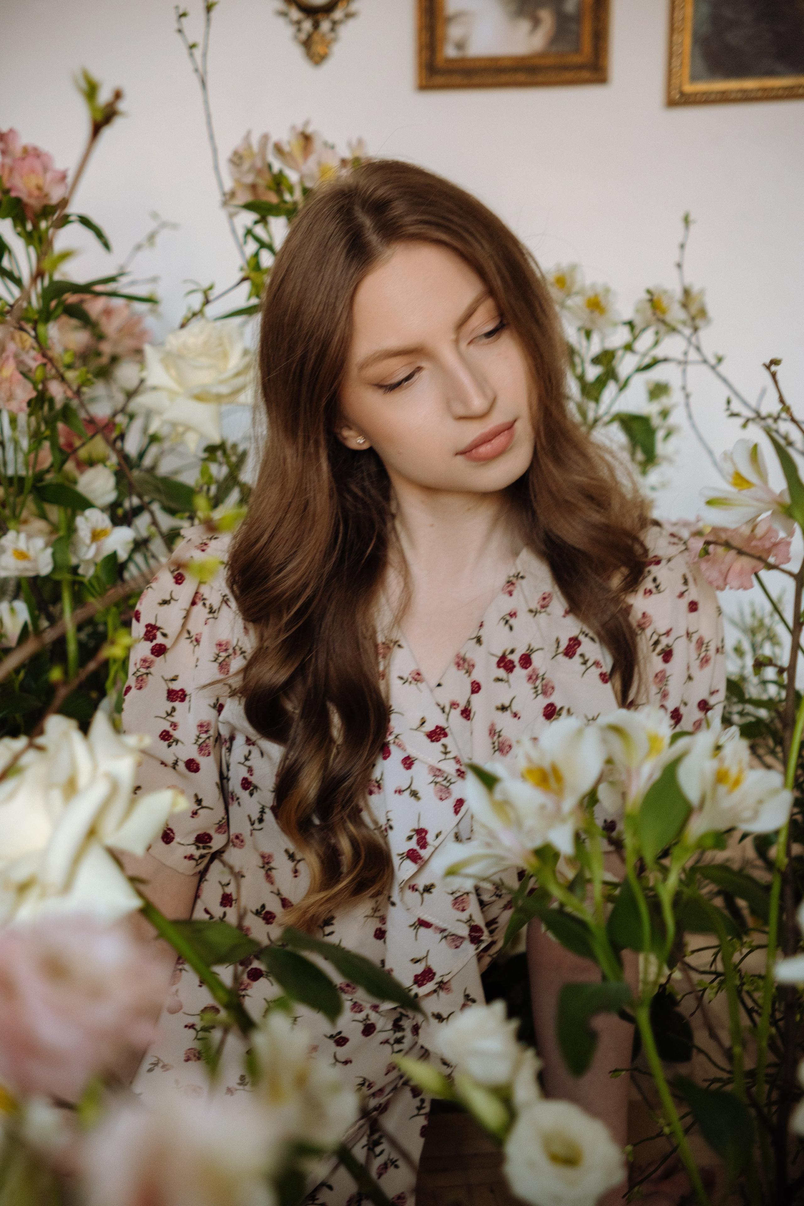 Алина в цветах. Фотограф-ретушер