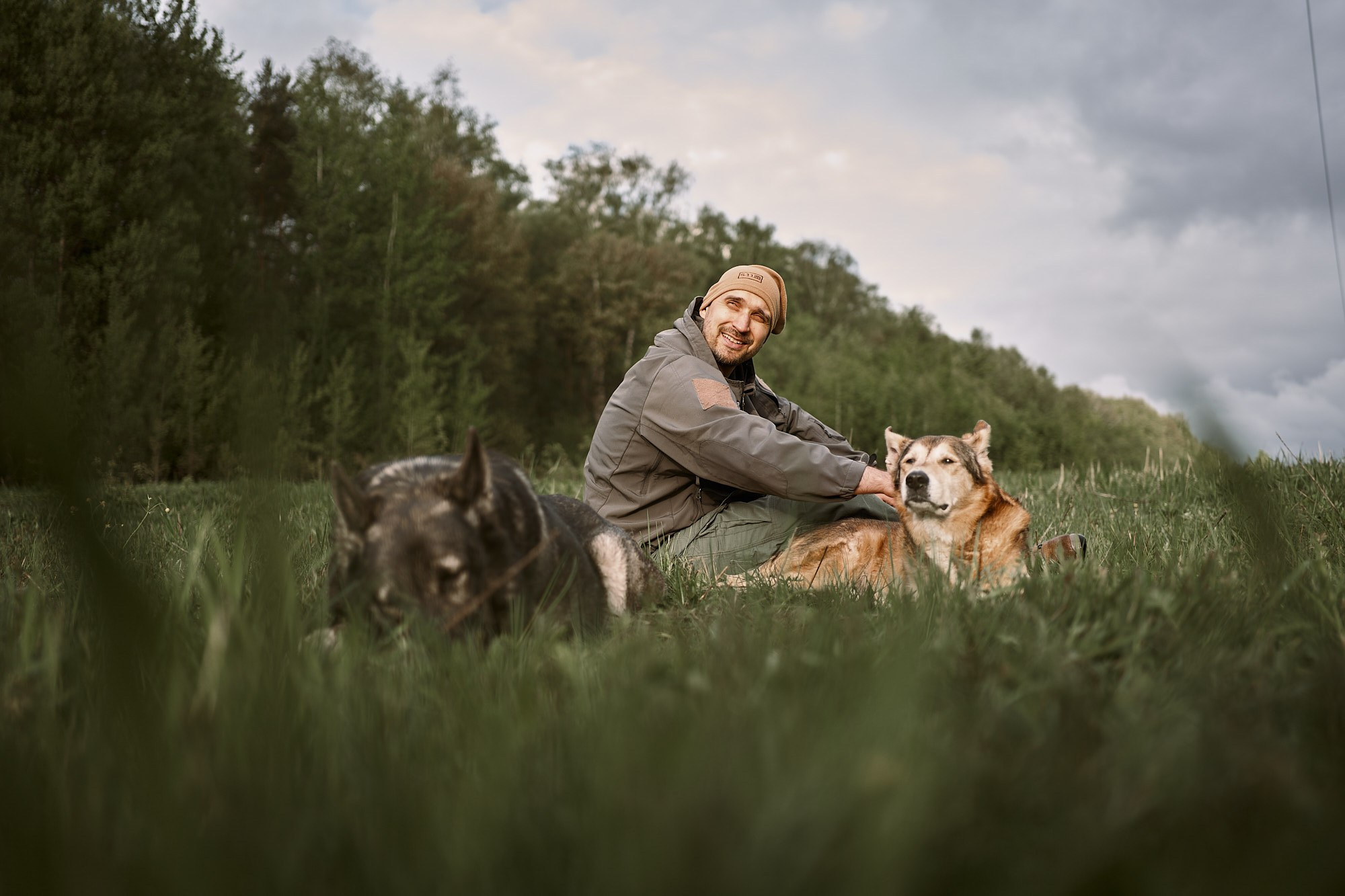 Дима, Рыжий и Воля. Фотограф анималист Москва Дарья