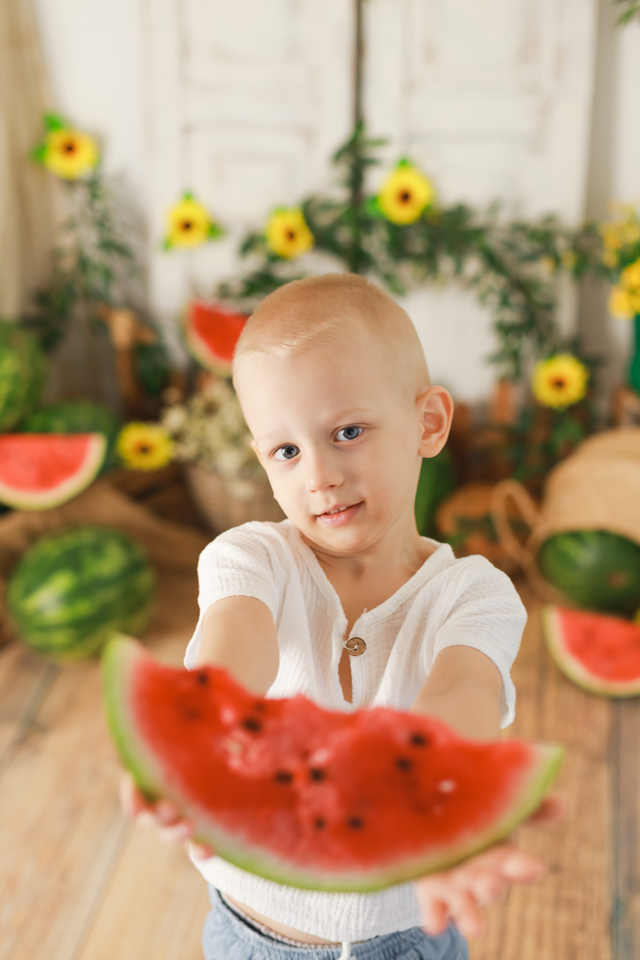 Арбузный фотопроект. Детский и семейный фотограф в Краснодаре Альбина Морозова