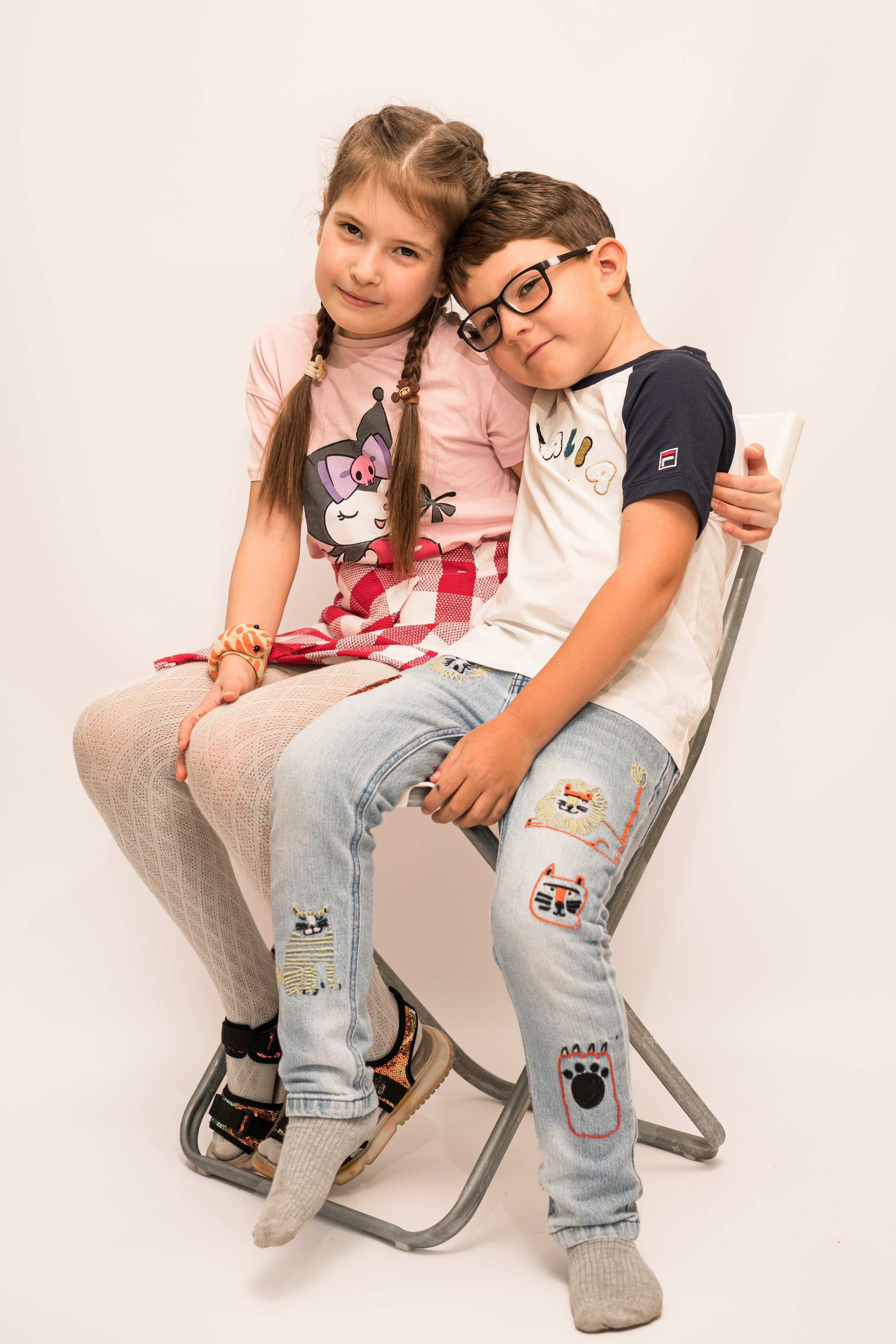 Детский сад, портреты белый фон. Фотограф Шунова Саша