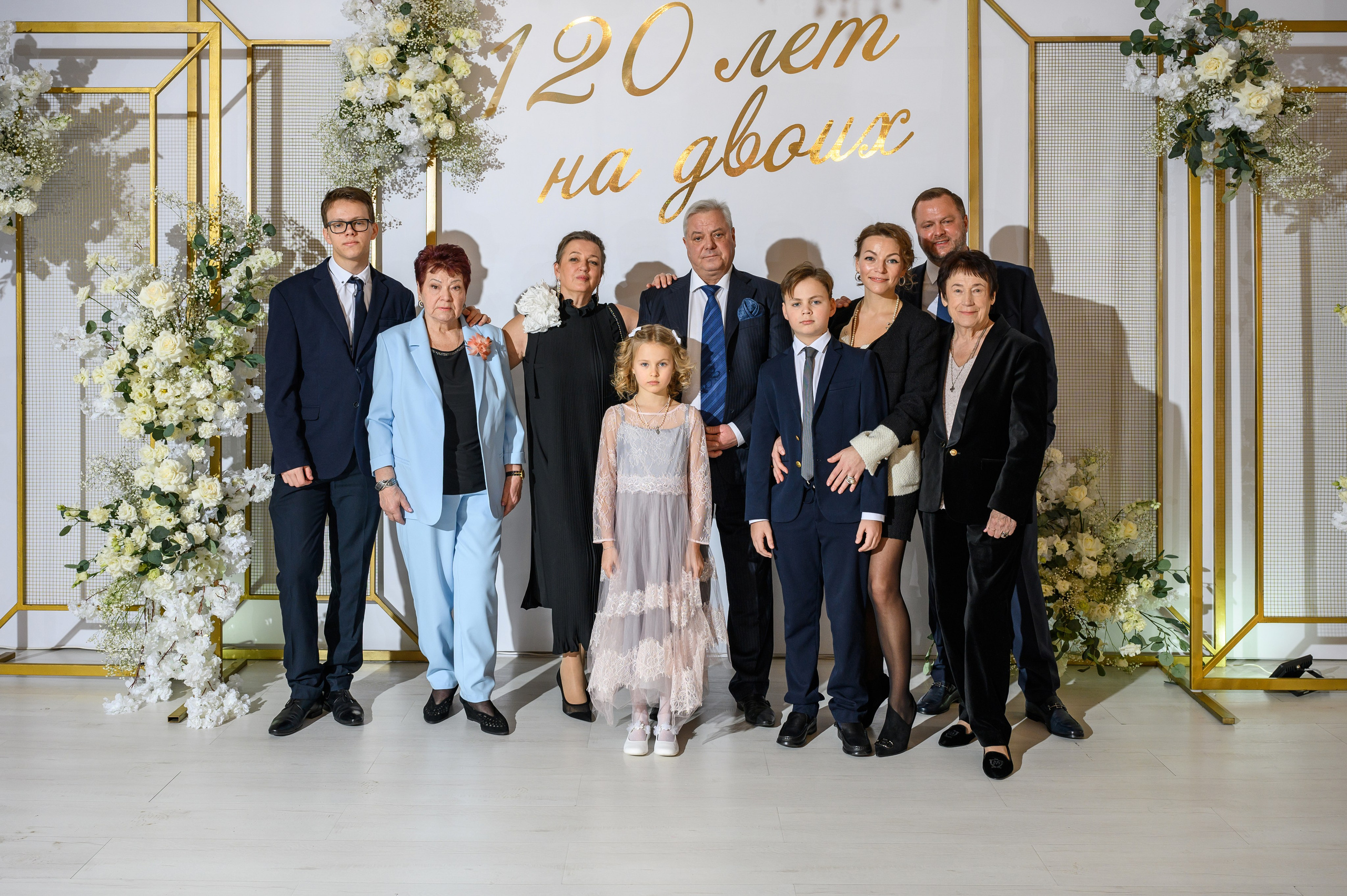 Юбилей 120 лет на двоих. Свадебный фотограф Москва Юрий Кульман