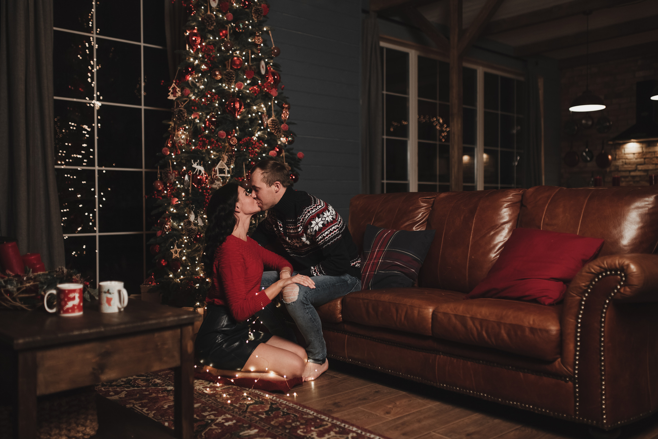 Новогодняя фотосъемка в студии. Фотограф Евгений Меркулов