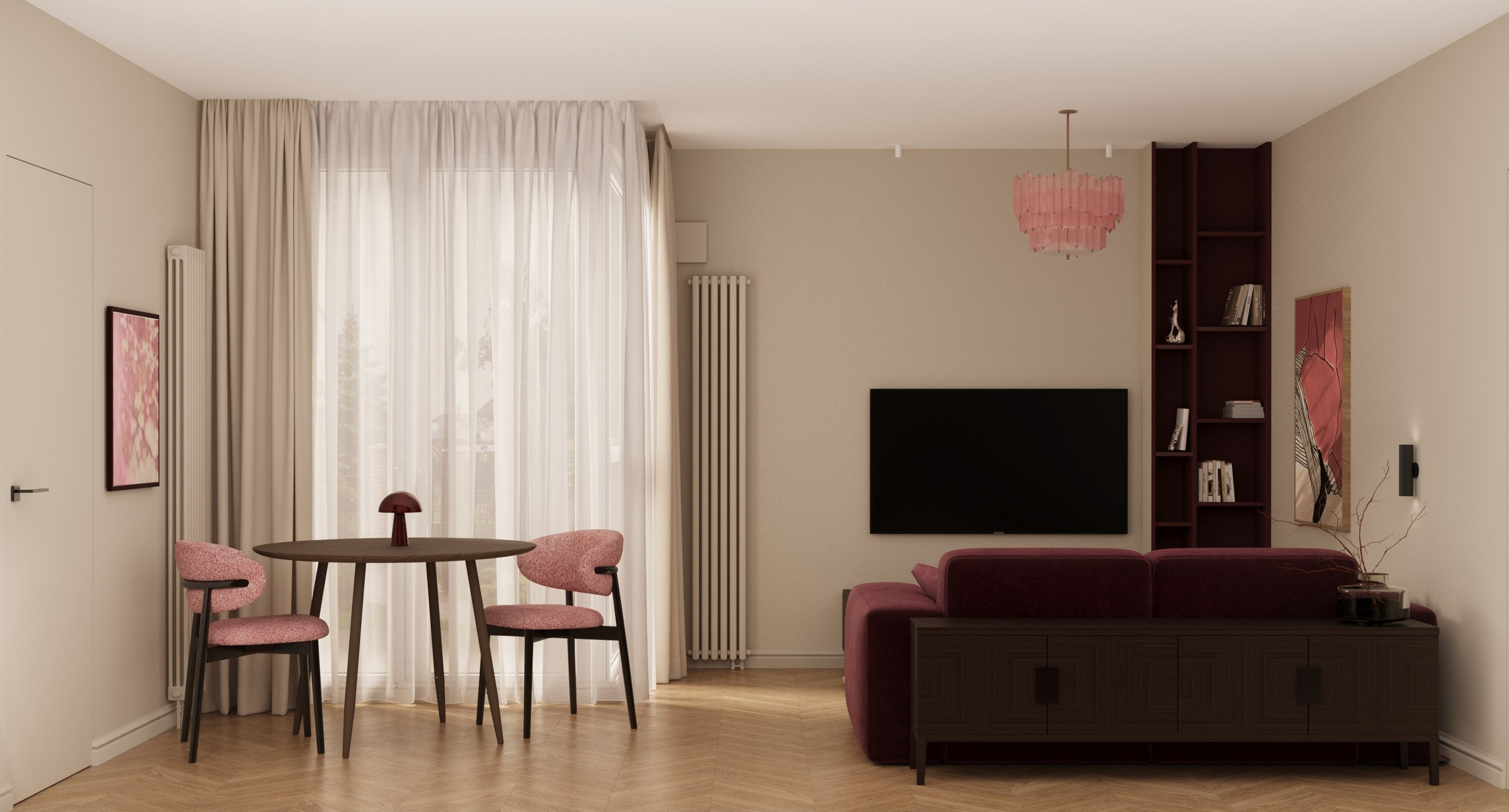 Квартира в Новоселье. Дизайн интерьера в СПб