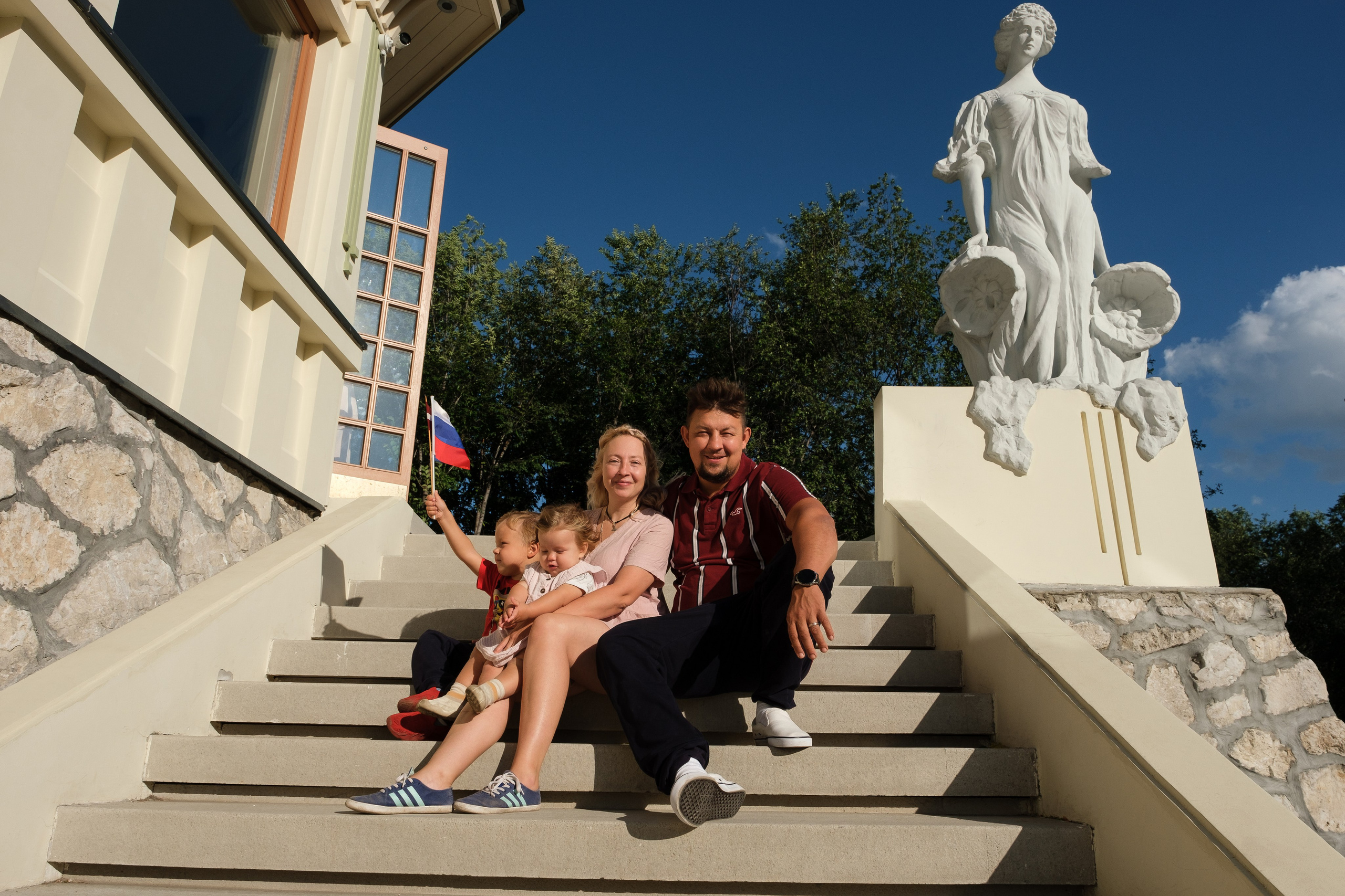 Семья Оли и Владимира (съемка на улице). Екатерина Мишина творческий фотограф в Самаре