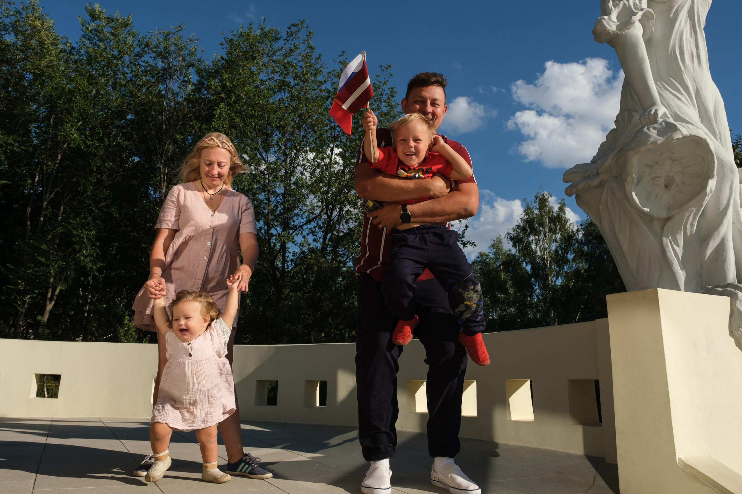 Семья Оли и Владимира (съемка на улице). Екатерина Мишина творческий фотограф в Самаре