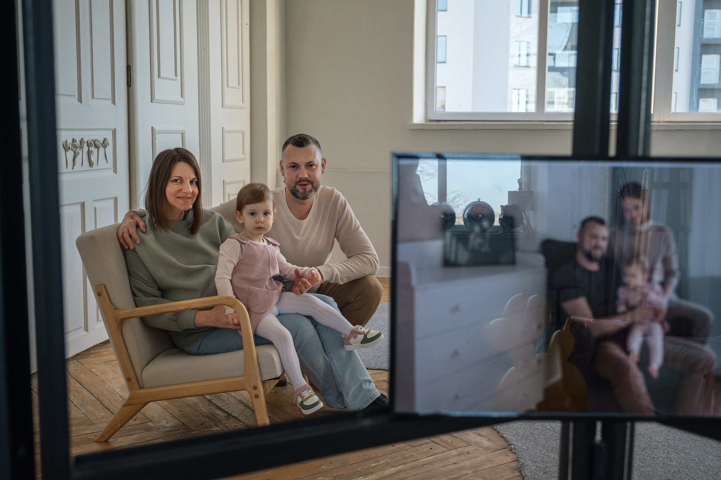 Семья Иры и Алексея (съемка в студии). Екатерина Мишина творческий фотограф в Самаре