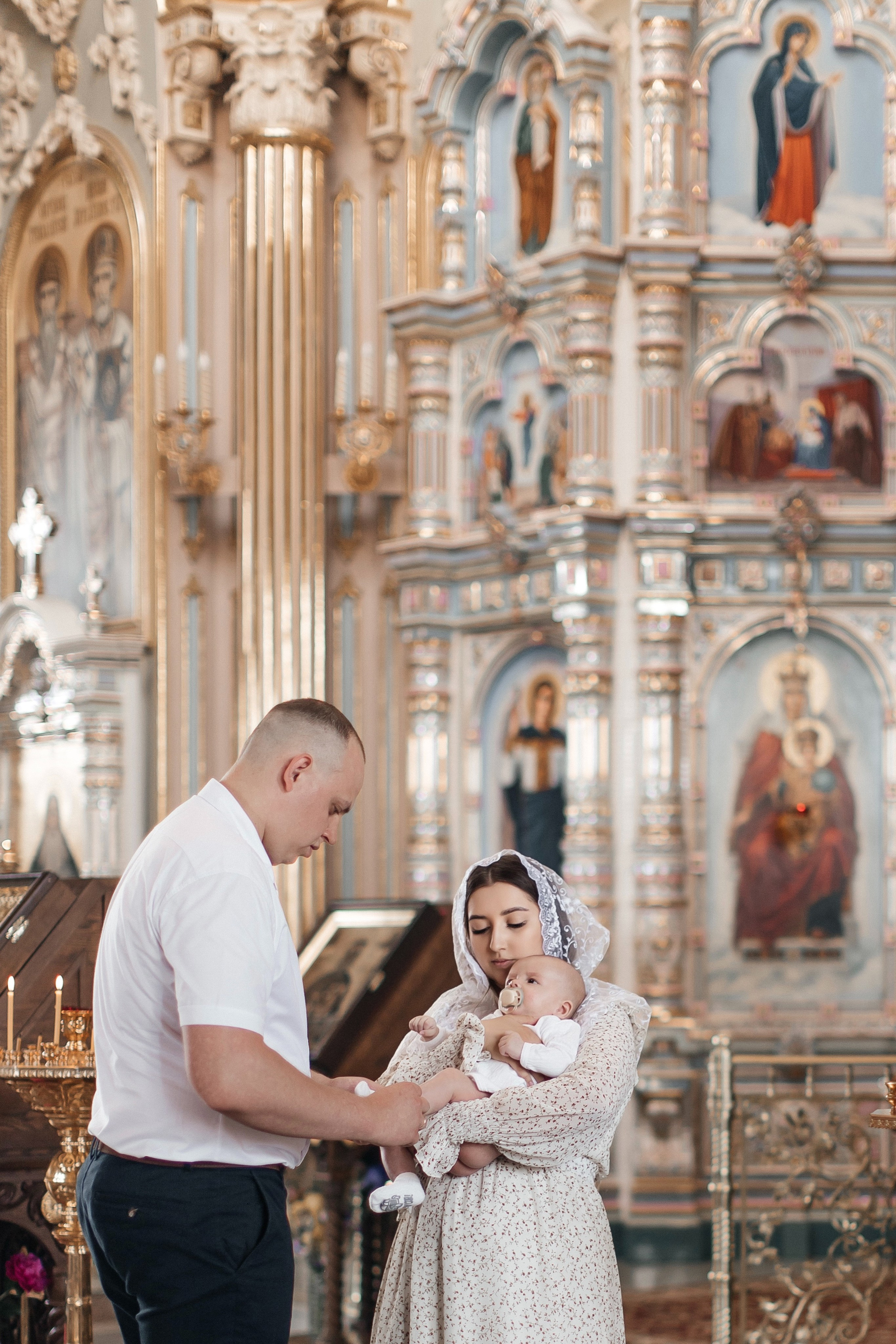Таинство Крещения. Фотограф Лиана Артемова в Пензе