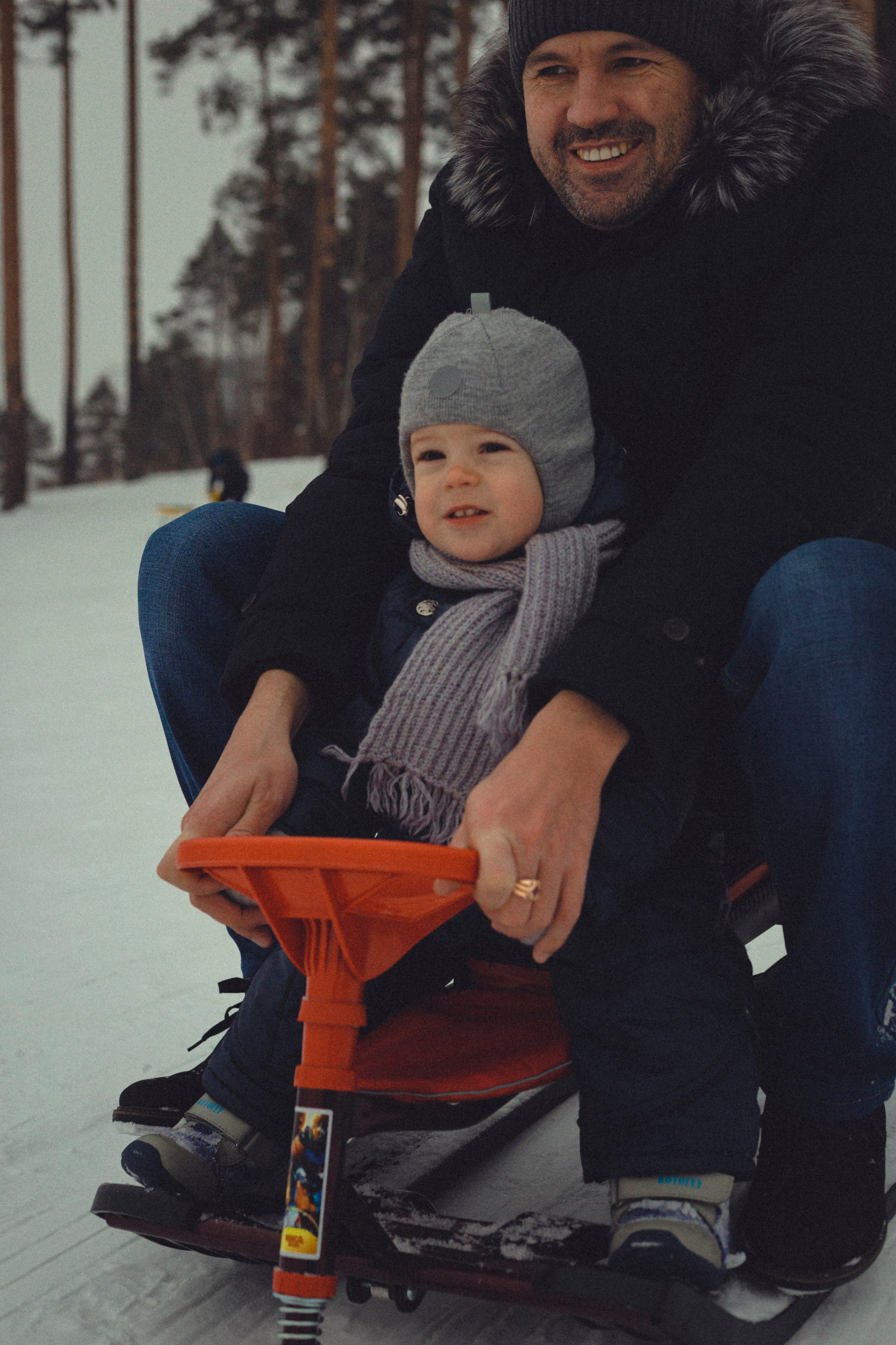 Семейная фотосессия в зимнем лесу. Марина Рерих — портретный фотограф в Екатеринбурге