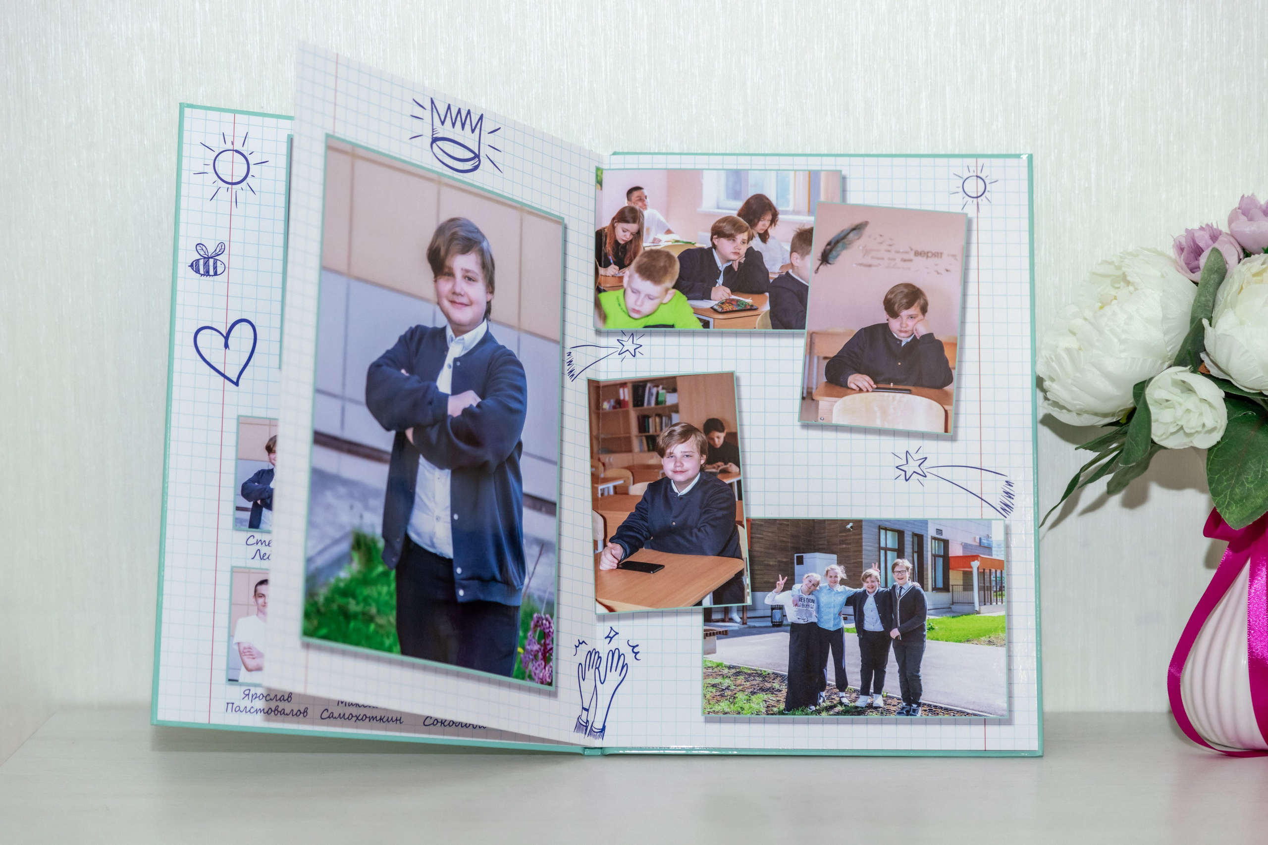 Книги ЛАЙТ (Глянцевые плотные страницы;) форматы — 21×30, 20×20 от 10 до 30 разв-тов. Фотограф Алина Лебедь