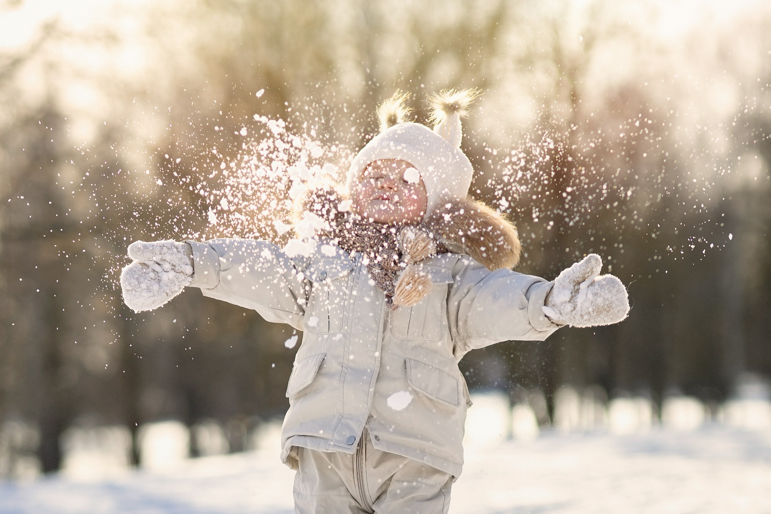 Фотосессия в зимнем парке. Семейный фотограф в Москве Трубинова Екатерина