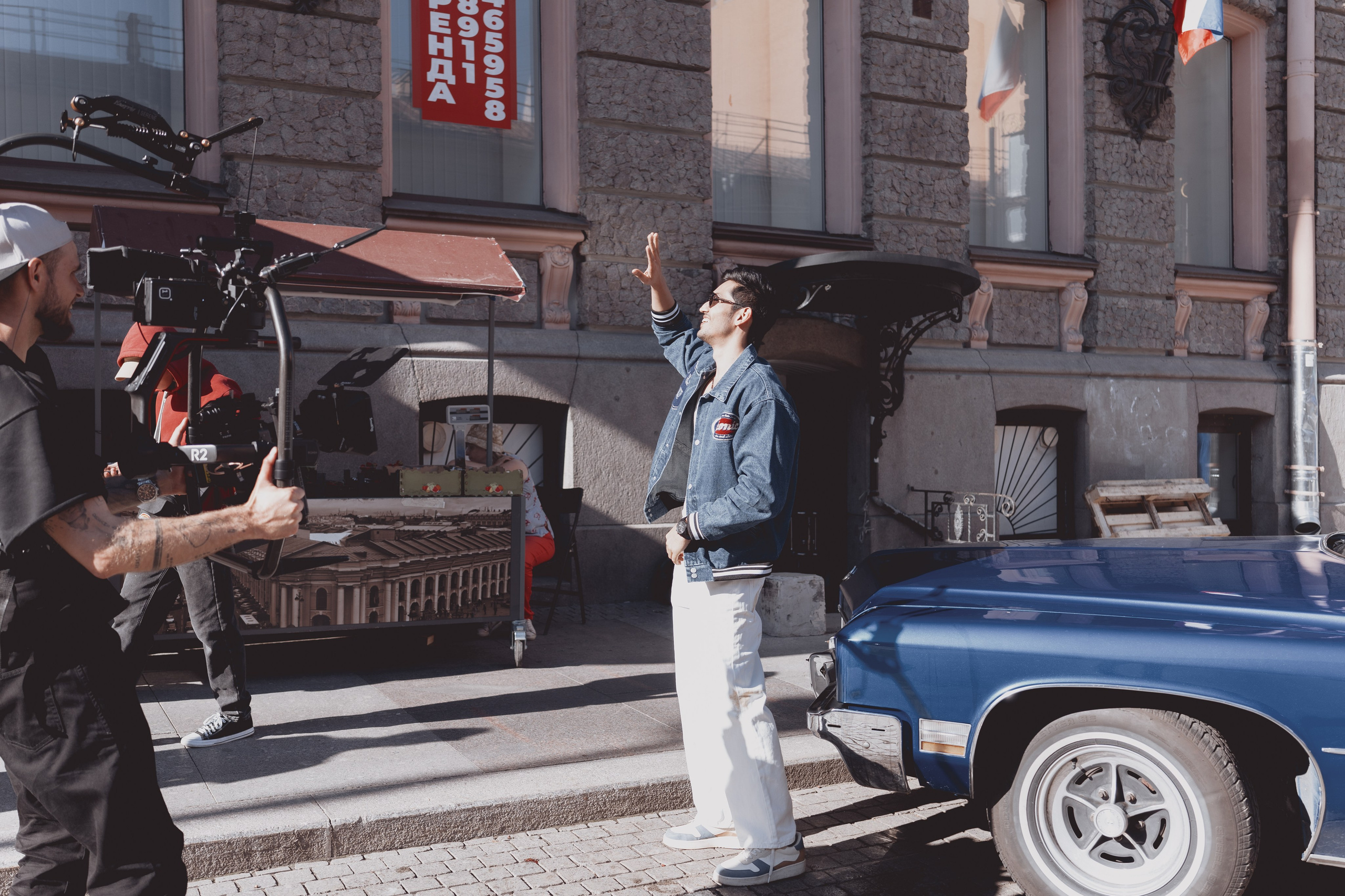 Съемки клипа. Портретный фотограф в Санкт-Петербурге Филатов Максим