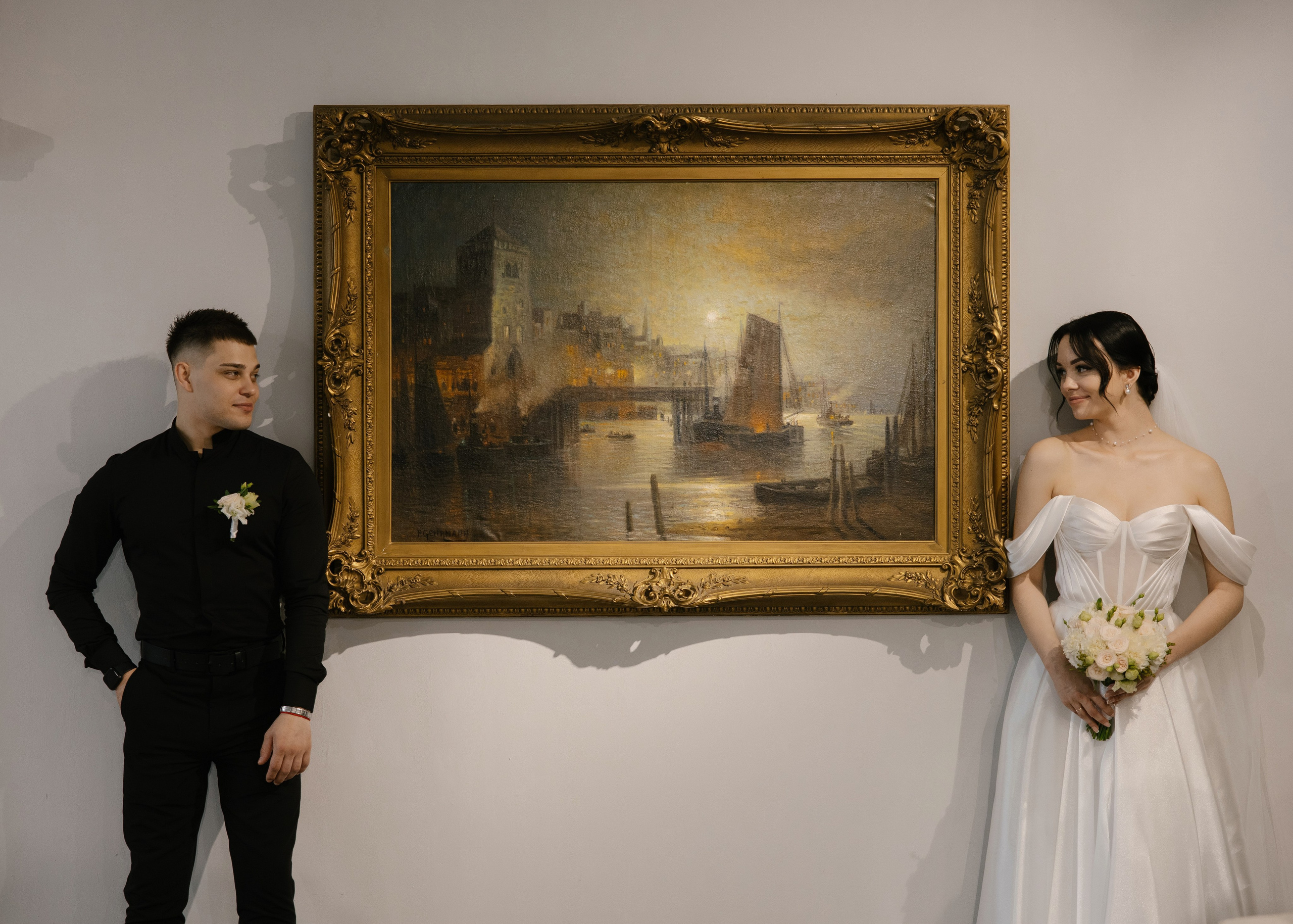 Дарина и Данил в музее изобразительных искусств. Свадебный фотограф в Калининграде Ольга Пасечник