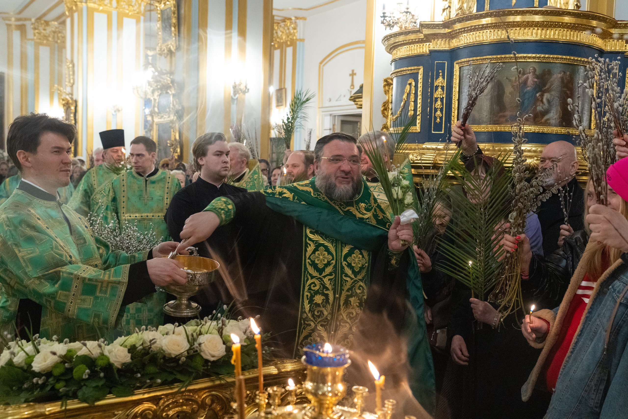 Суббота 6-й седмицы, ваий. Лазарева суббота. Воскрешение прав. Лазаря. НИКОЛО-БОГОЯВЛЕНСКИЙ МОРСКОЙ СОБОР