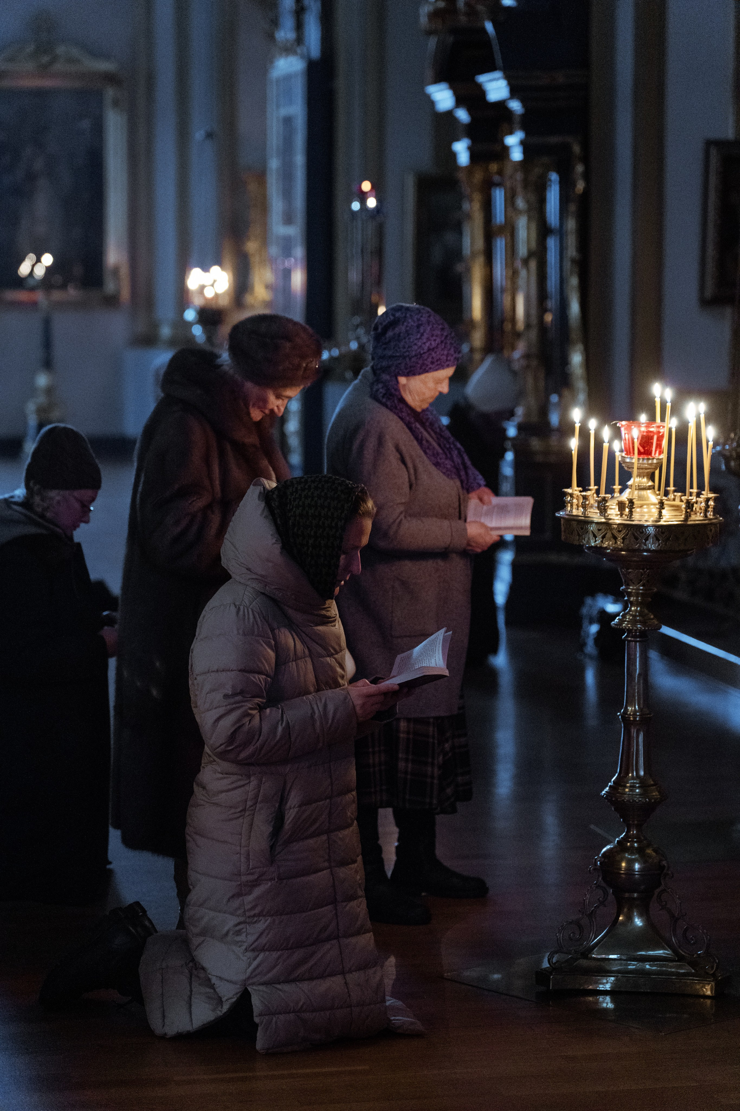 Великое повечерие с чтением Великого покаянного канона преп. Андрея Критского. НИКОЛО-БОГОЯВЛЕНСКИЙ МОРСКОЙ СОБОР