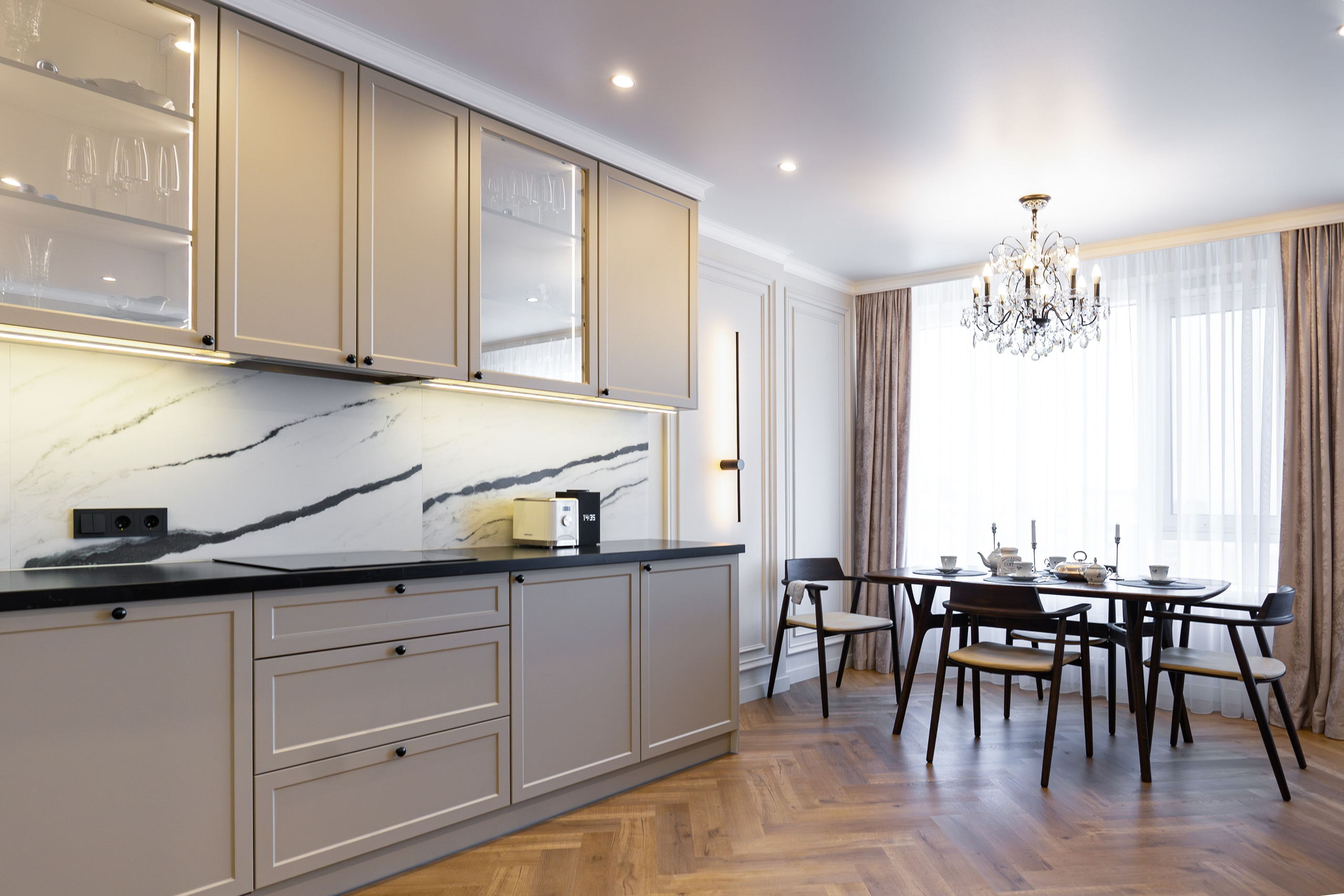 Реализация проекта ЖК Idel Tower 62 m² г. Уфа. Дизайн интерьера и ремонта Уфа Москва